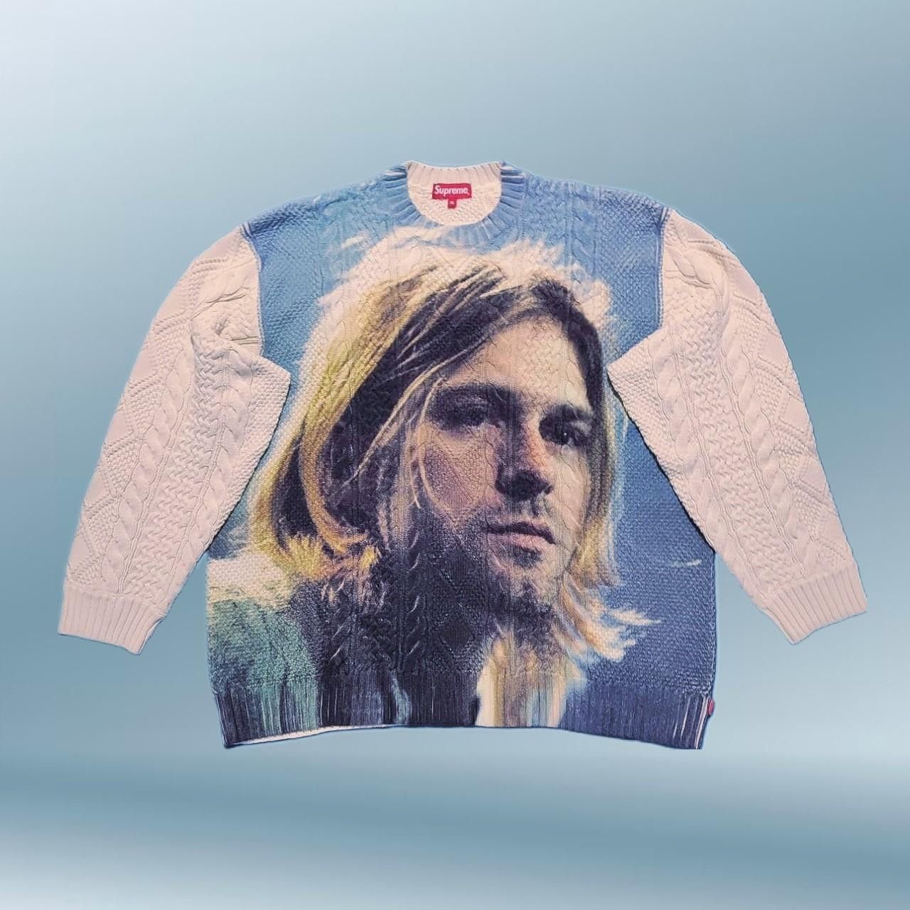 image of Supreme Kurt Cobain Sweater in White, Men's (Size XL)