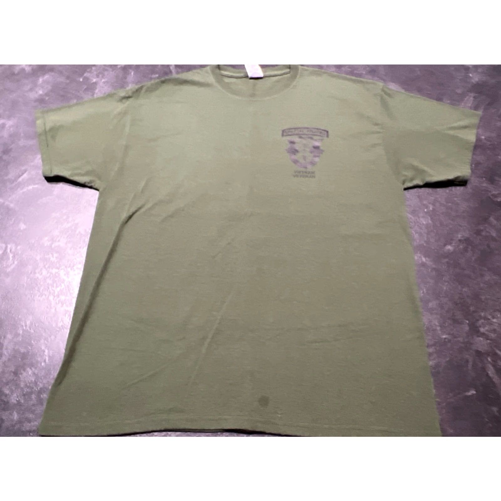 Jerzees US Special Forces Shirt Army Green Beret Custom Performance Shirt XL Men Short Sleeve Crew Neck Graphic Tee Size US XL / EU 56 / 4 - 6 Thumbnail