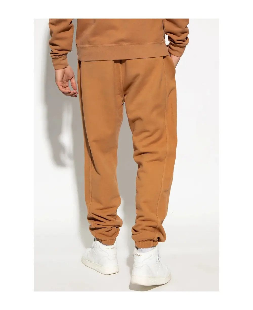 Saint Laurent Paris o1s1wg110925 752235 Sweatpants in Bleached Fleece in Orange Size US 38 / EU 54 - 2 Thumbnail