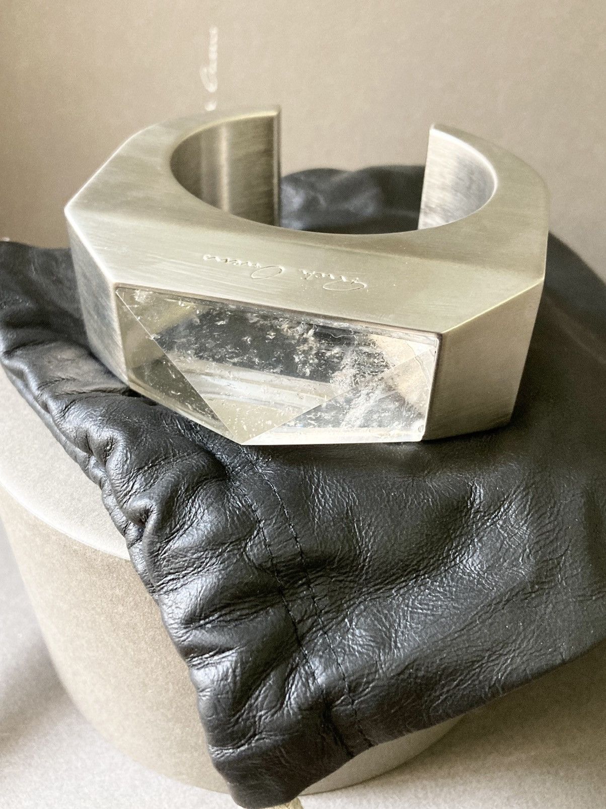 Rick Owens NEVER WORN/ Rick Owens Crystal Rock Pyramid Bracelet Size ONE SIZE - 2 Thumbnail
