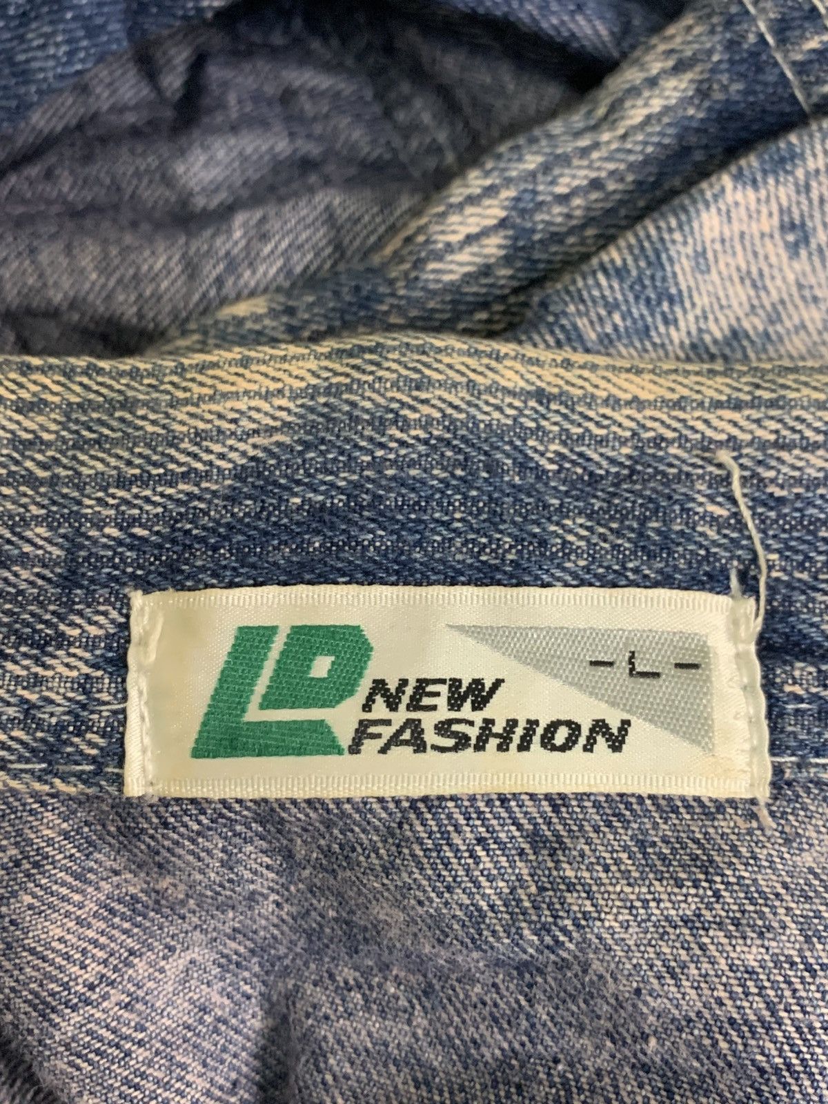 Japanese Brand Rare Design LD New Fashion Denim Jackets Size L / US 10 / IT 46 - 4 Thumbnail