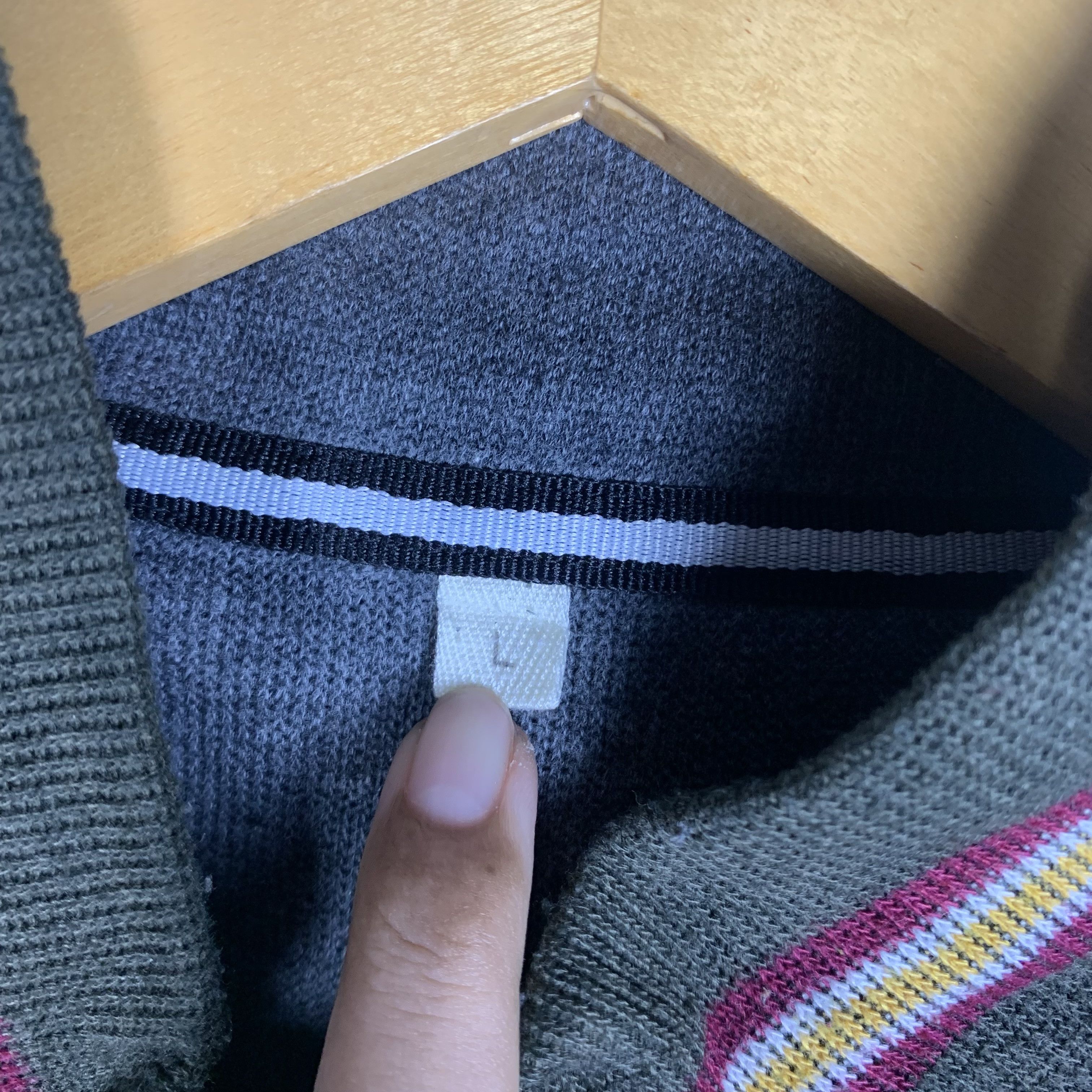 Japanese Brand Japanese Brand Stripped Half Zip Sweatshirt Sweater Size US M / EU 48-50 / 2 - 4 Thumbnail