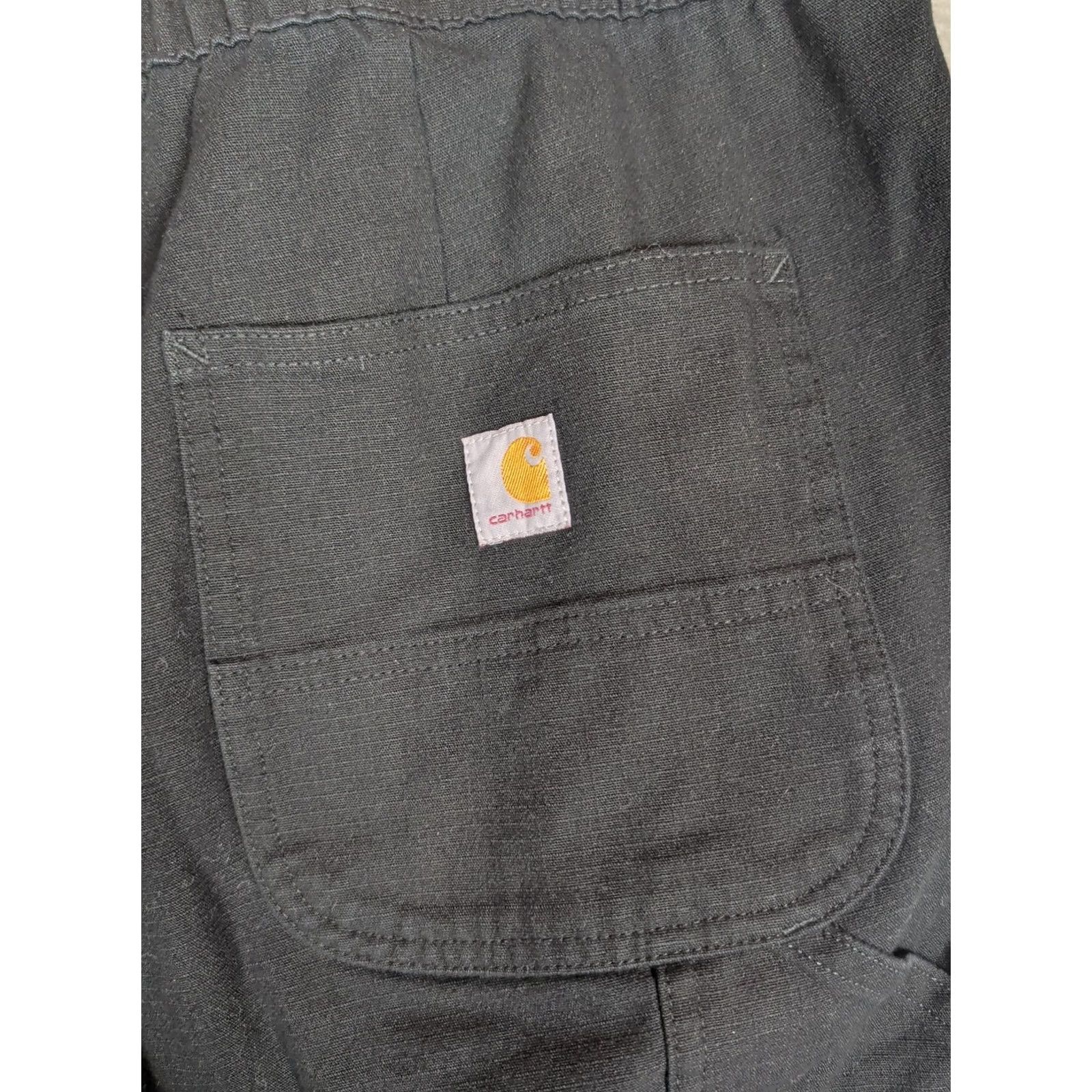 Carhartt Carhartt Force Ripstop Work Pants Women Large Black Relaxed Fit Cargo Utility Pants Size 36" / US 14 / IT 50 - 4 Thumbnail