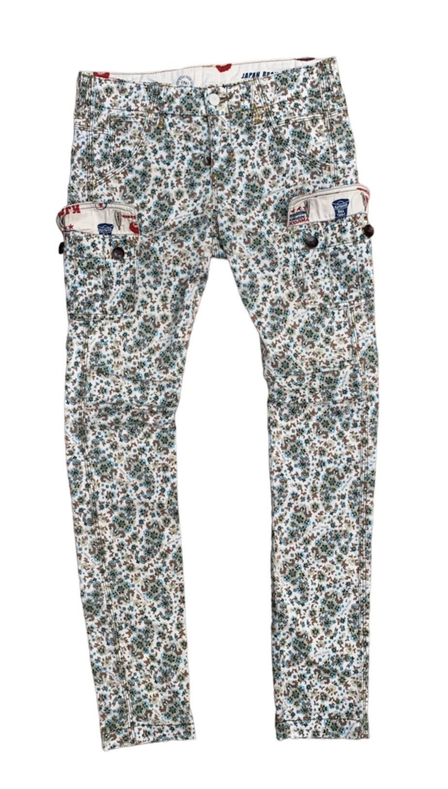 Japanese Brand Betty Smith Origin Is Kojima Streching Fullprint Cargo Pant Size 29" - 1 Thumbnail