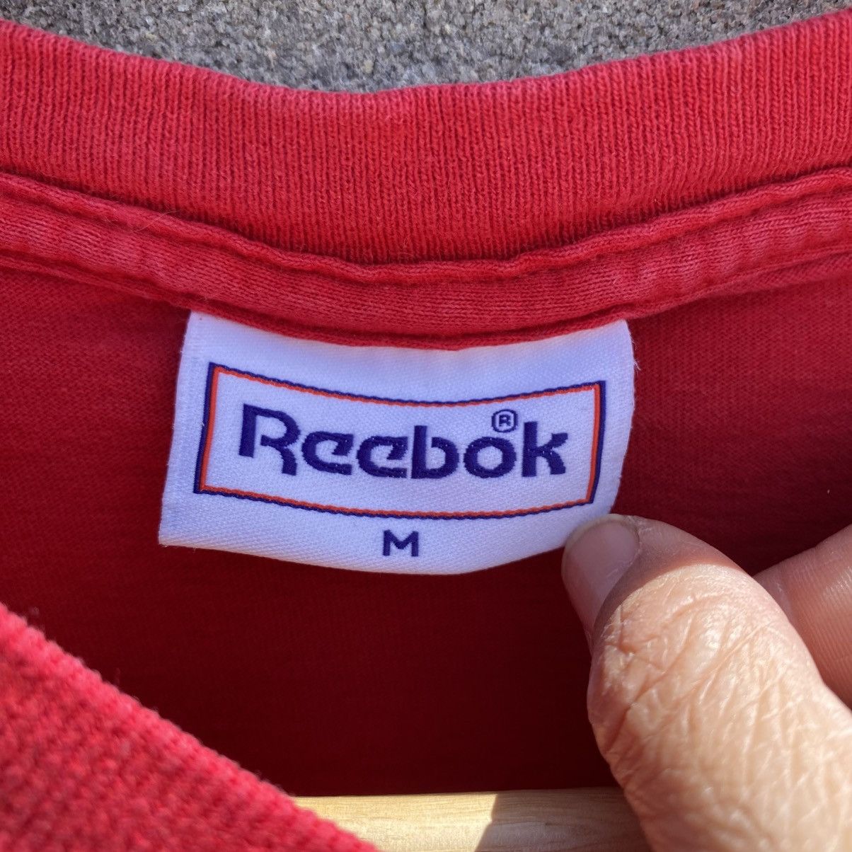 Reebok Vintage 90s Reebok Single Stitch Logo Shirt Medium Size US M / EU 48-50 / 2 - 5 Thumbnail