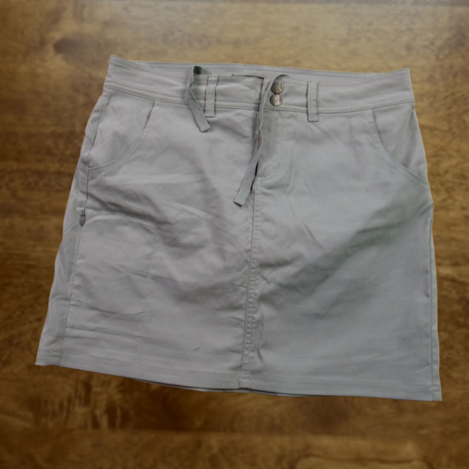Prana prAna Skirt Womens 8 Gray Lightweight Outdoors Golf Tennis Casual Pickleball Size 30" / US 8 / IT 44 - 1 Thumbnail