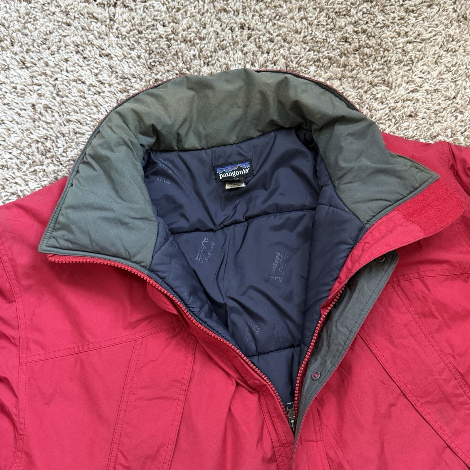 Patagonia × Vintage Vintage 90’s Patagonia Parka Insulated Red Jacket Size M Size US M / EU 48-50 / 2 - 4 Thumbnail