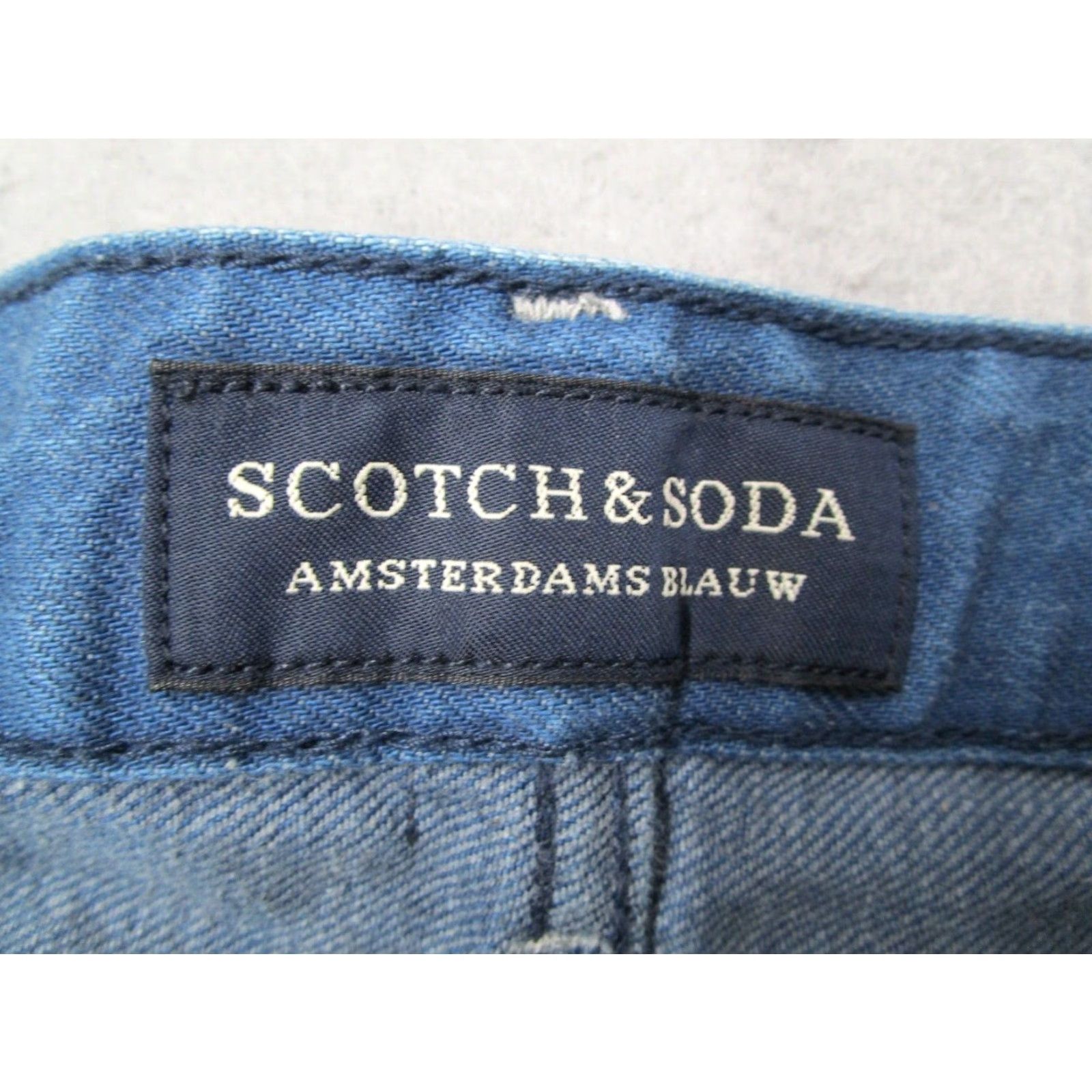 Scotch & Soda Scotch & Soda Jeans Mens 32 Blue Slim Fit Phaidon Button Fly Cotton Denim Blue Skinny Men Size US 32 / EU 48 - 3 Thumbnail