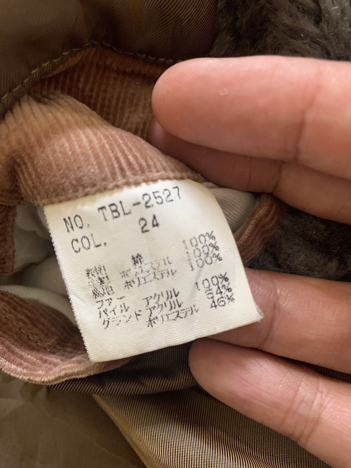 Tornado Mart Velour Corduroy Faux Fur