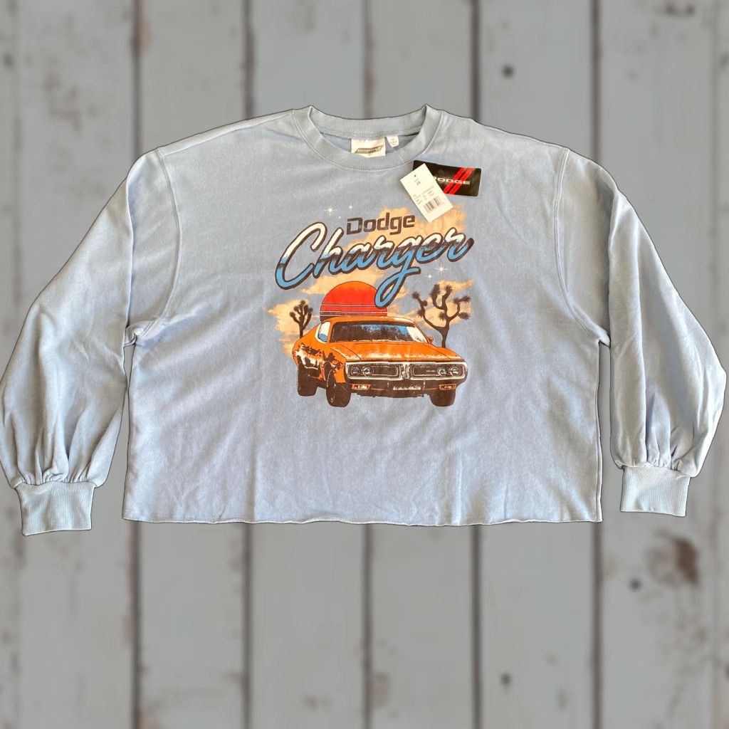 Vintage VINTAGE Dodge Sweatshirt Women’s Blue 2X 2X Long Sleeve Crew Neck Pullover Classic 60s Cars Dodge Womens Sweatshirt Size XXL / US 16-18 / IT 52-54 - 1 Thumbnail