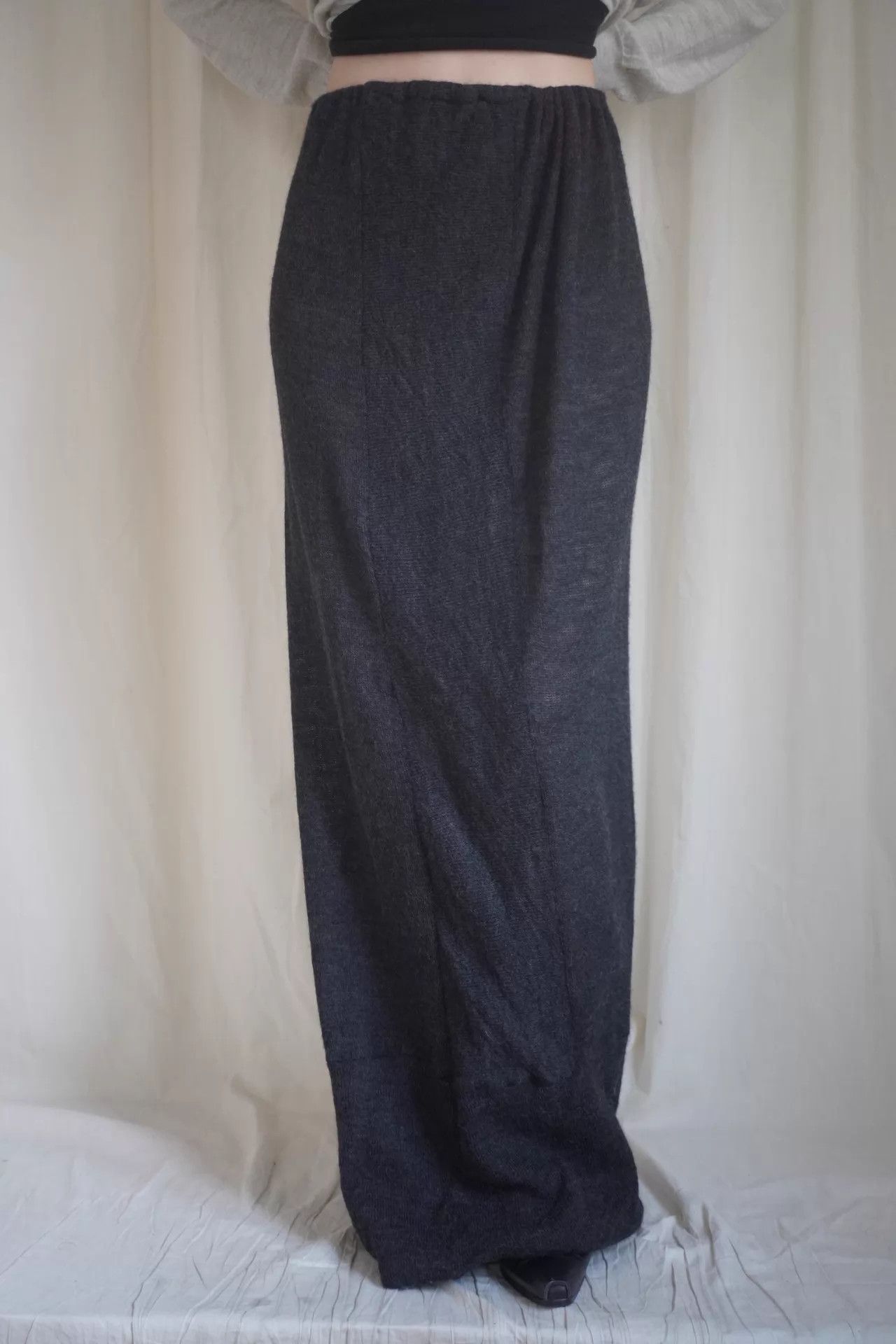 Y's Y's Yohji Yamamoto women multi-wear wool maxi dress gray SZ3 Size L / US 10 / IT 46 - 2 Thumbnail