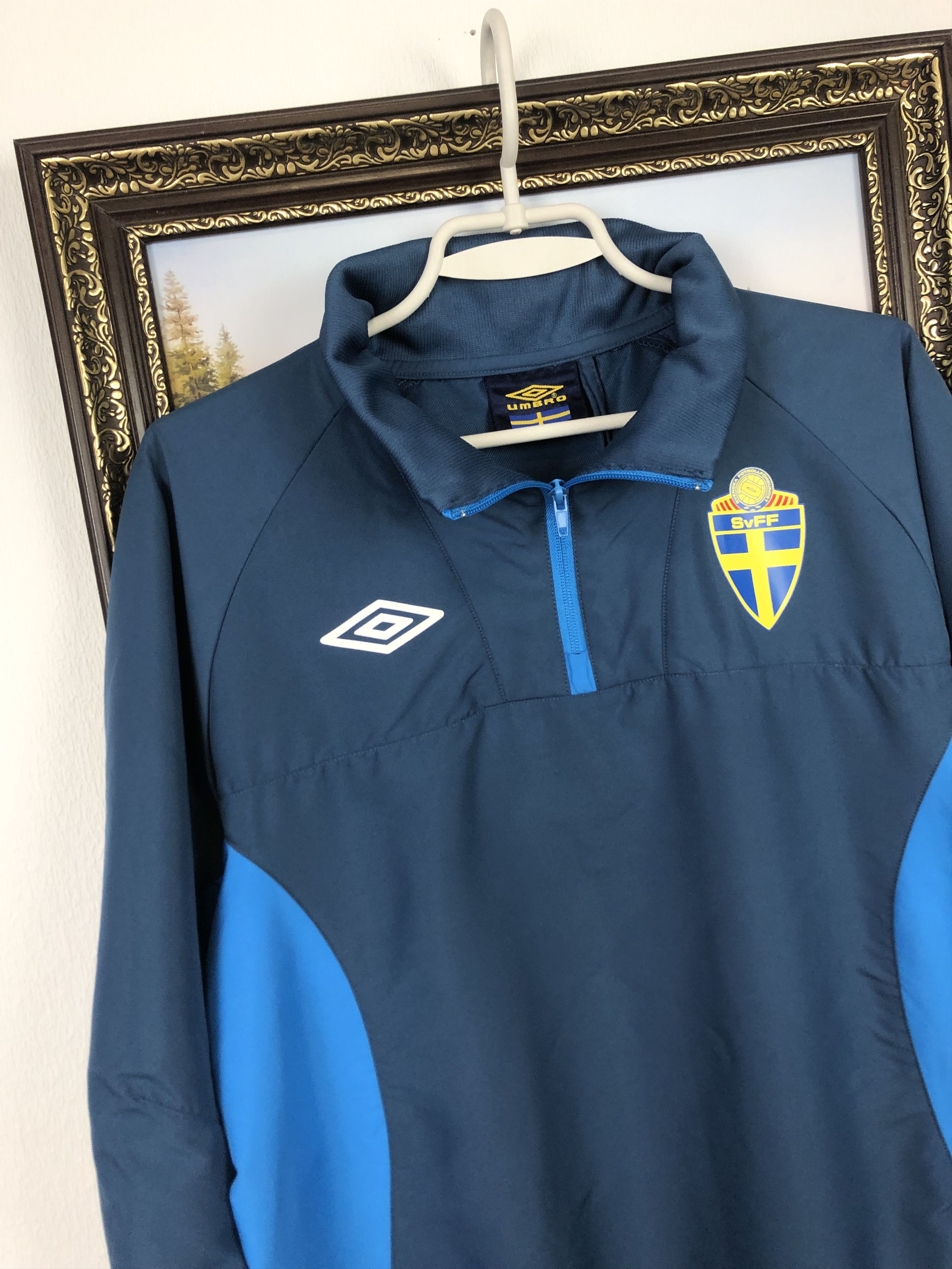 Umbro Vintage Sweden Football Jacket National Team Track Top Size US L / EU 52-54 / 3 - 3 Thumbnail