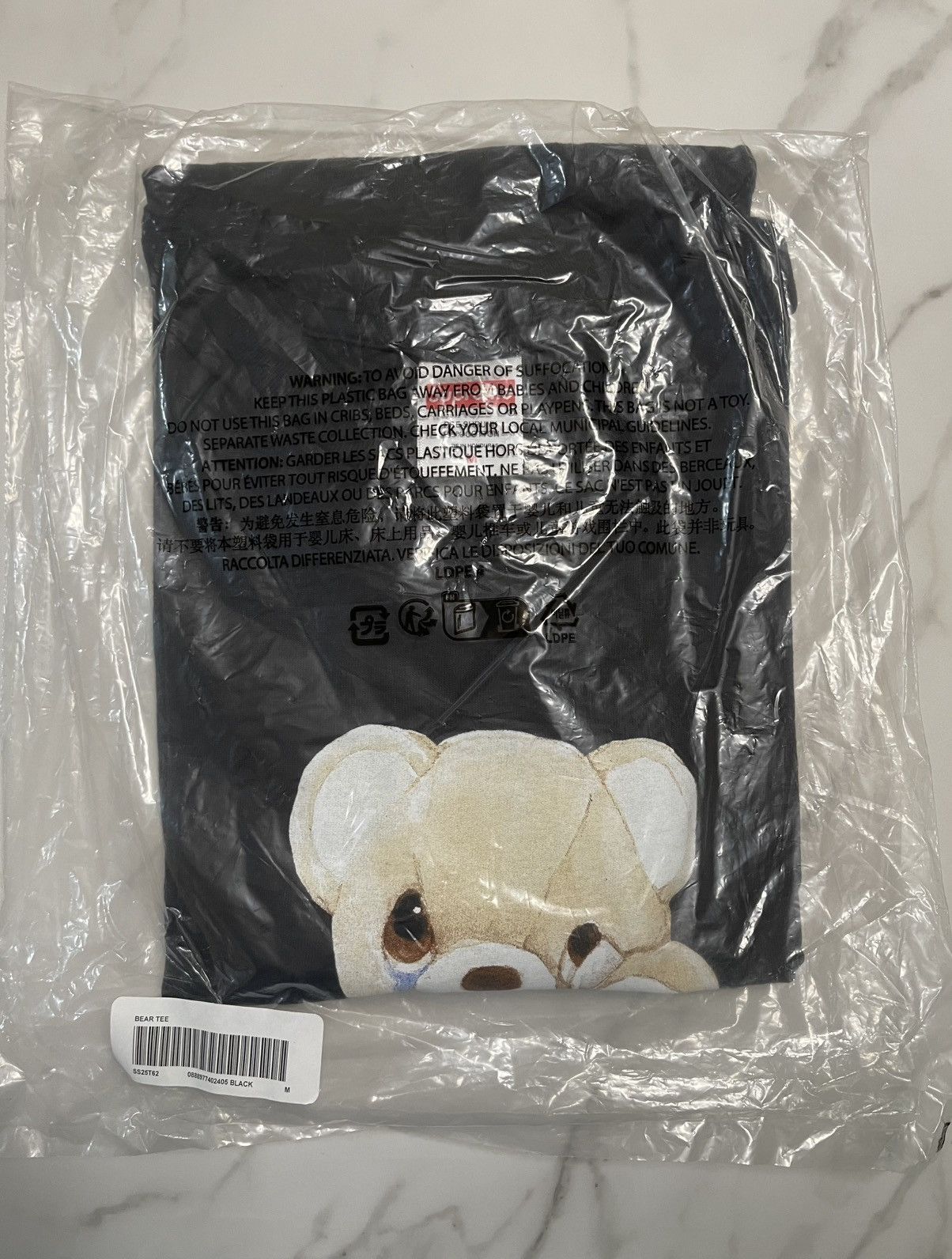 Supreme Supreme bear tee black medium Size US M / EU 48-50 / 2 - 5 Thumbnail