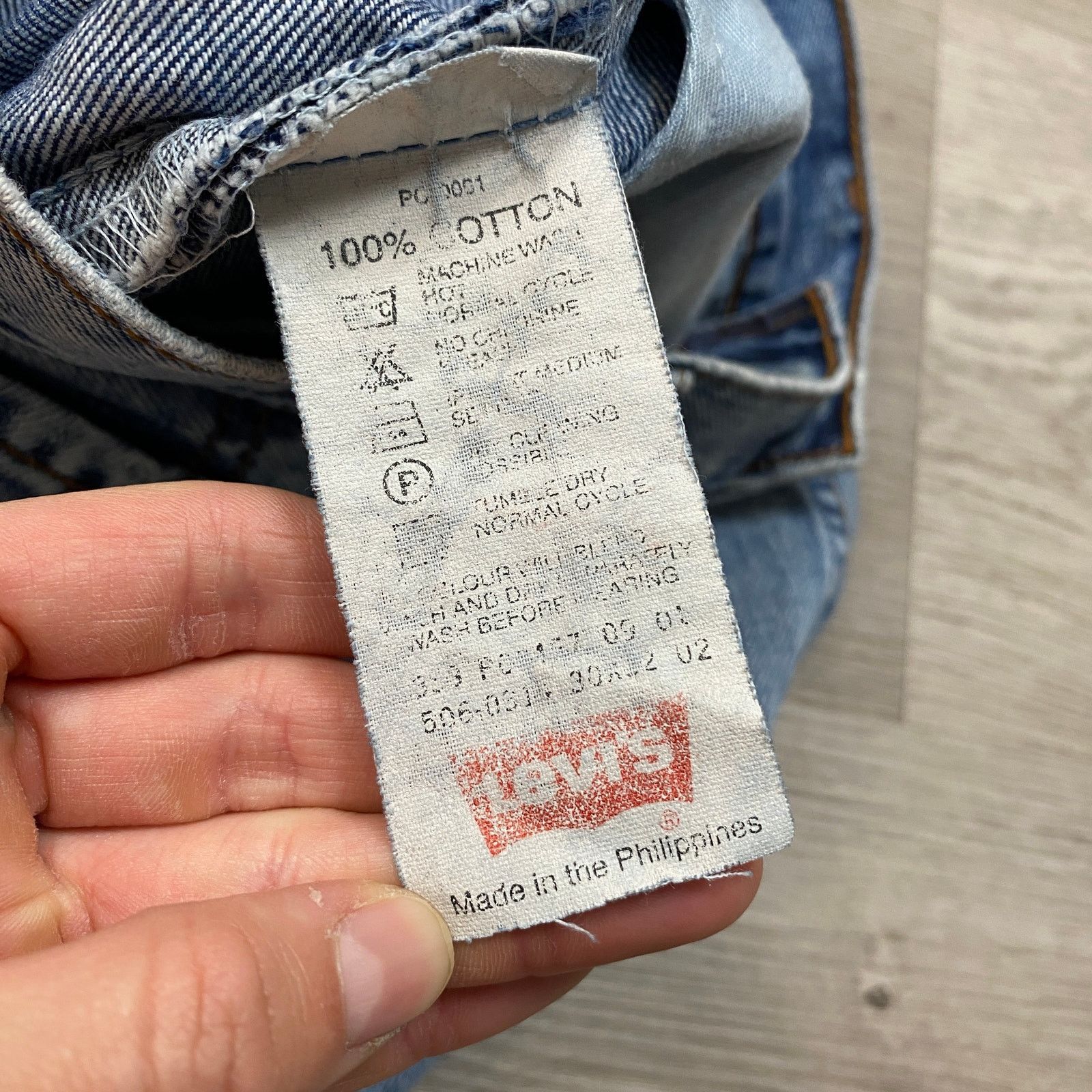 Levi's × Vintage VTG Levi's 506 Comfort Straight Fit Jeans 30x32 Philippines Size US 30 / EU 46 - 8 Thumbnail