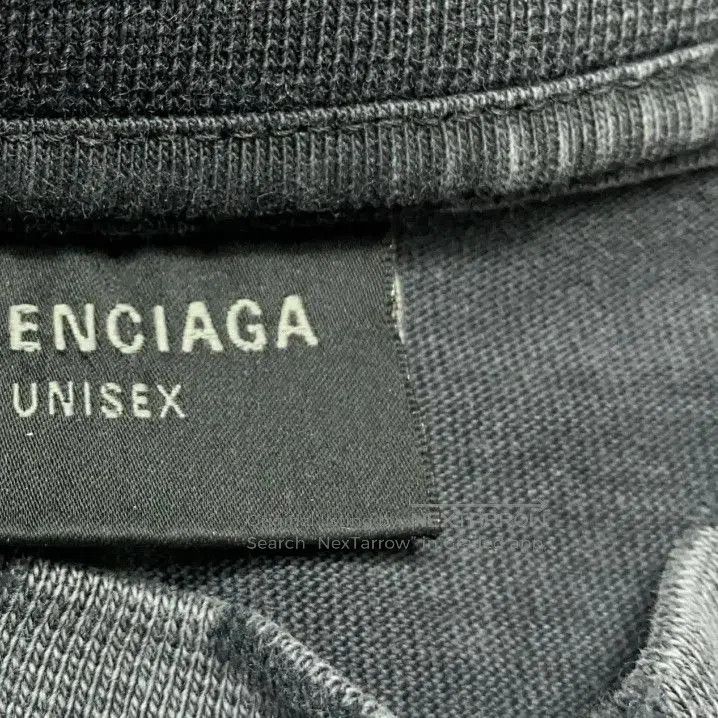 Balenciaga Balenciaga Gray Logo Embroidered Short Sleeve T-shirt. Size US M / EU 48-50 / 2 - 7 Thumbnail