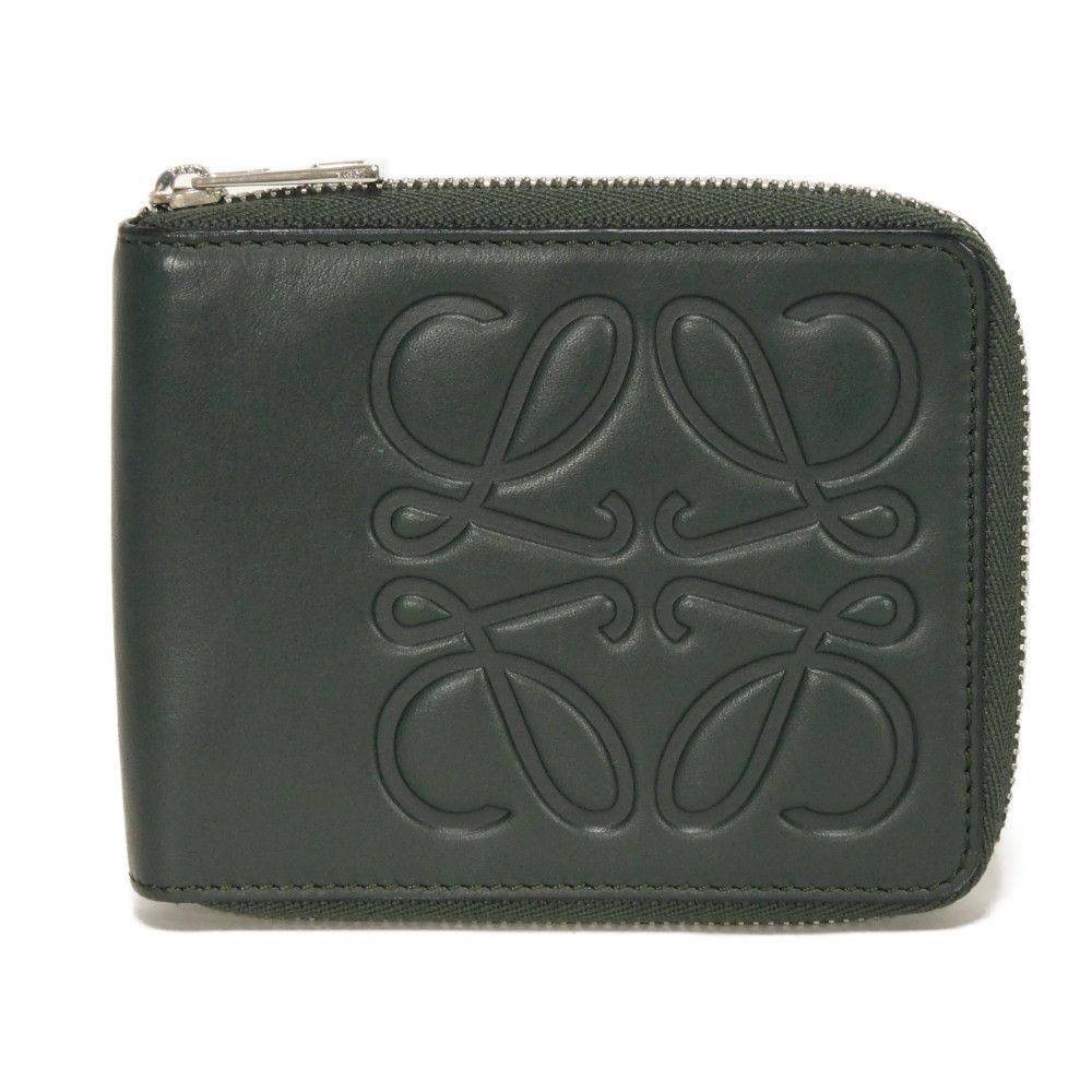 Loewe Loewe Compact Zip Around Wallet Smooth Calfskin Wallet Leather Short Wallet DUTY FREE for USA