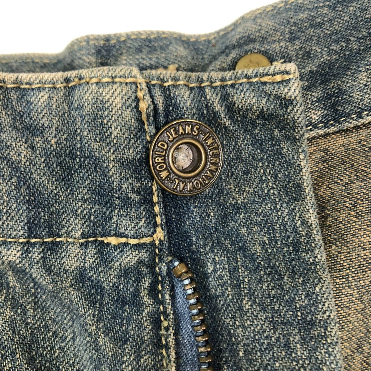 Issey Miyake 🔥VINTAGE DENIM JEANS LOOSE CUT JAPAN MADE Size US 30 / EU 46 - 14 Thumbnail