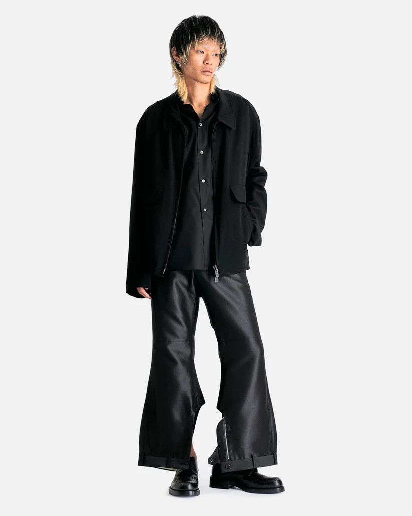 Comme des Garcons Homme Plus o1s1v1r1oon0925 Upside Down Pants in Black Size US 30 / EU 46 - 3 Thumbnail