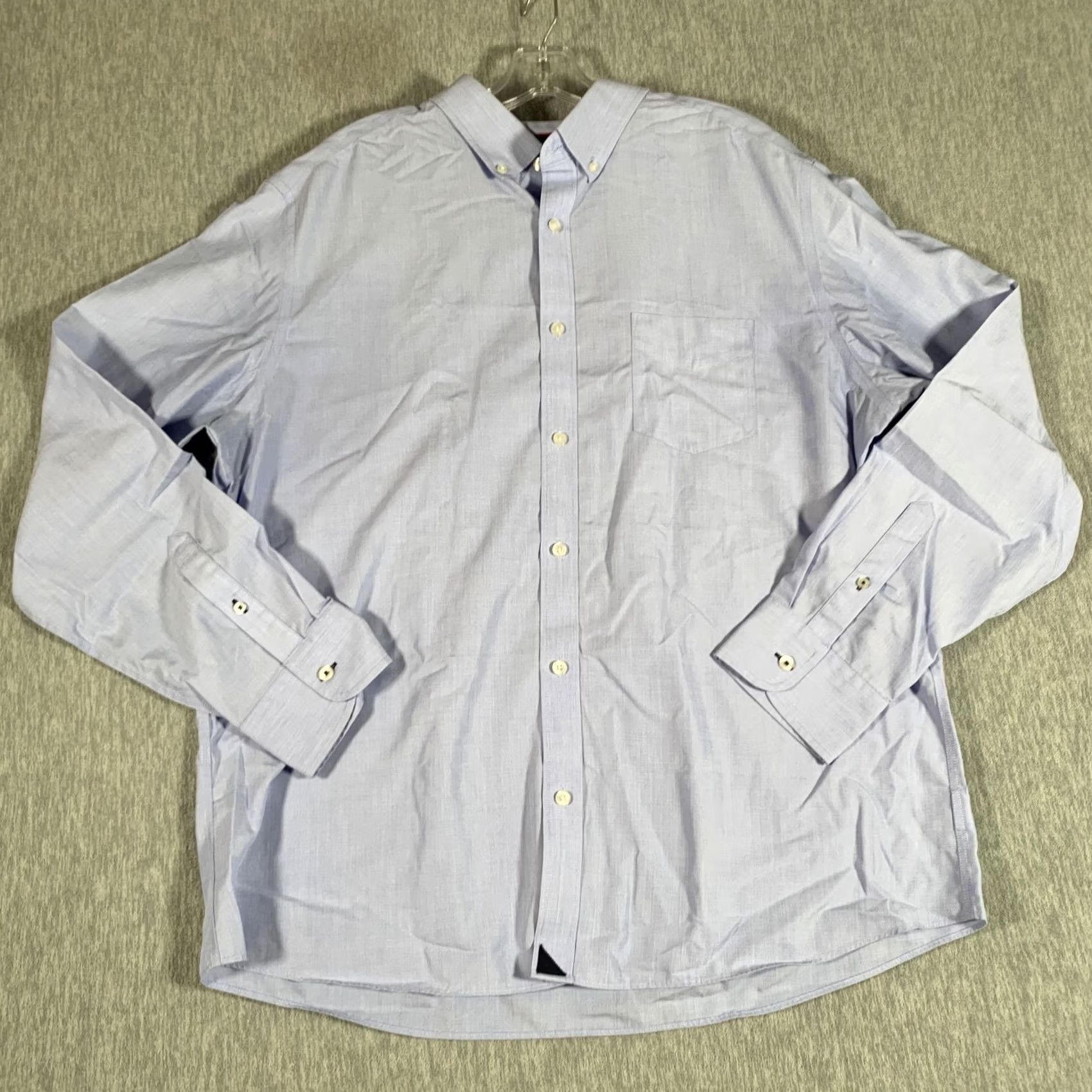 UNTUCKit UNTUCKit Shirt Mens 2XL Blue Slim Fit Wrinkle Free Button Front Long Sleeve Size US XXL / EU 58 / 5 - 2 Thumbnail