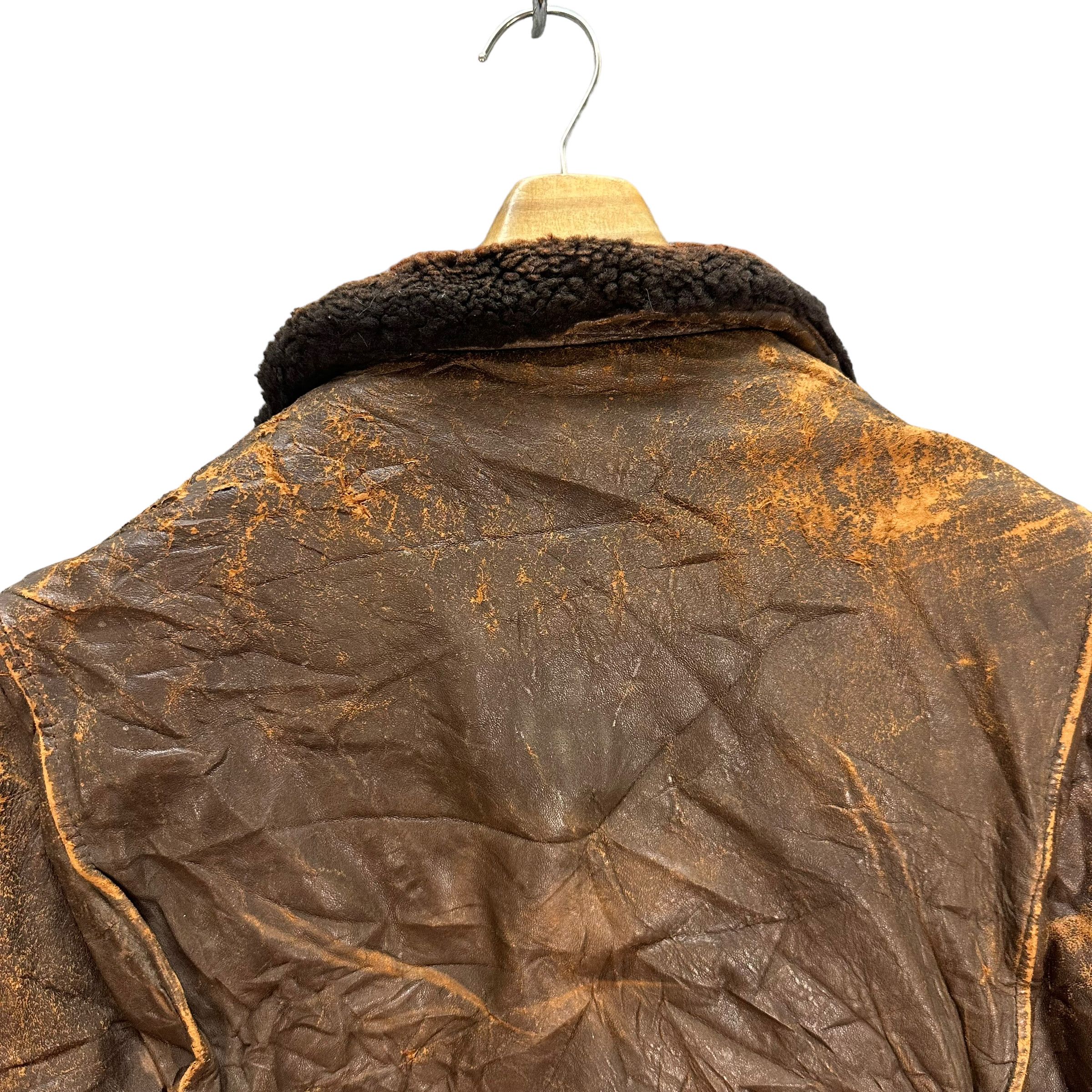 Harley Davidson TRASHED🔥 HARLEY DAVIDSON DISTRESSED LEATHER JACKET #8288 Size US M / EU 48-50 / 2 - 15 Thumbnail