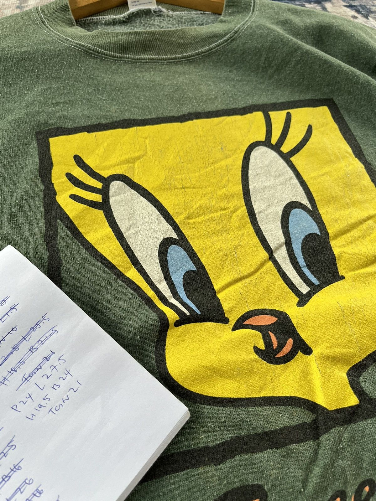 Cartoon Network × Vintage 💥RARE Vintage Looney Tunes Tweety Box Logo Sweetshirts 90s Size US M / EU 48-50 / 2 - 7 Thumbnail
