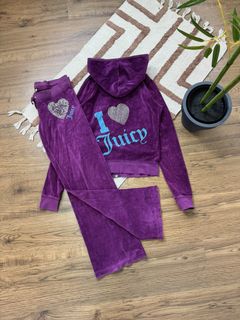 VETEMENTS x Juicy Couture Crystal-Embellished-Logo Velour Track