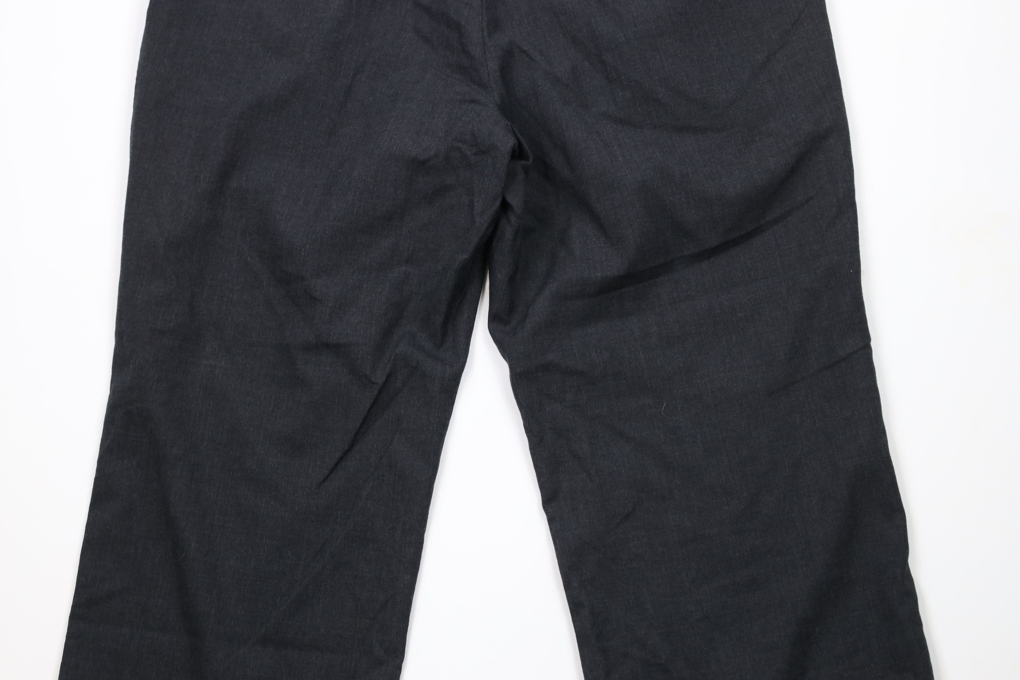 Vintage Vintage 90s Streetwear Wide Leg Wool Chino Pants Gray Size US 36 / EU 52 - 11 Thumbnail