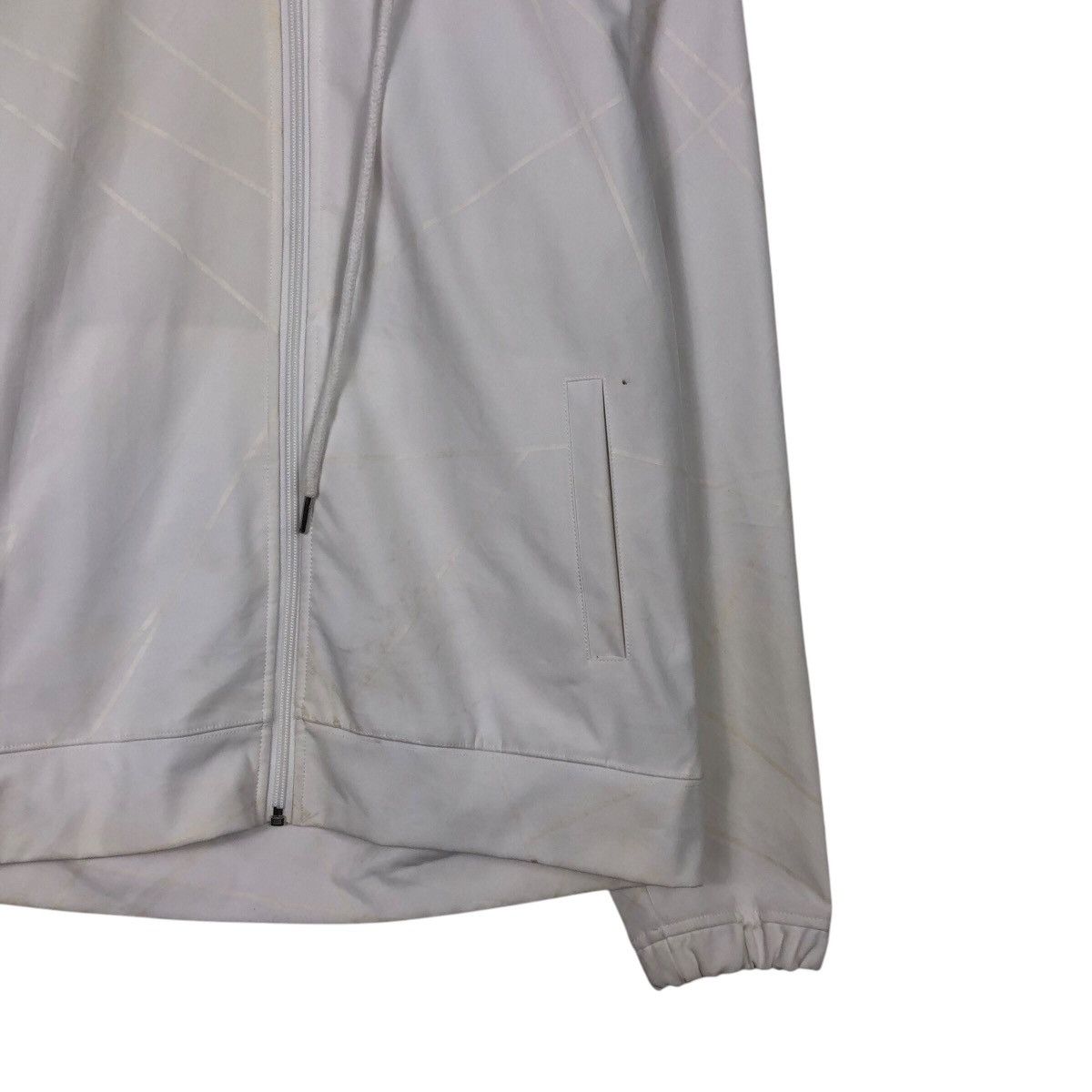 Japanese Brand Rich White Zipper Jacket Hoodie Norton Big Logo Embroidered Size US L / EU 52-54 / 3 - 6 Thumbnail