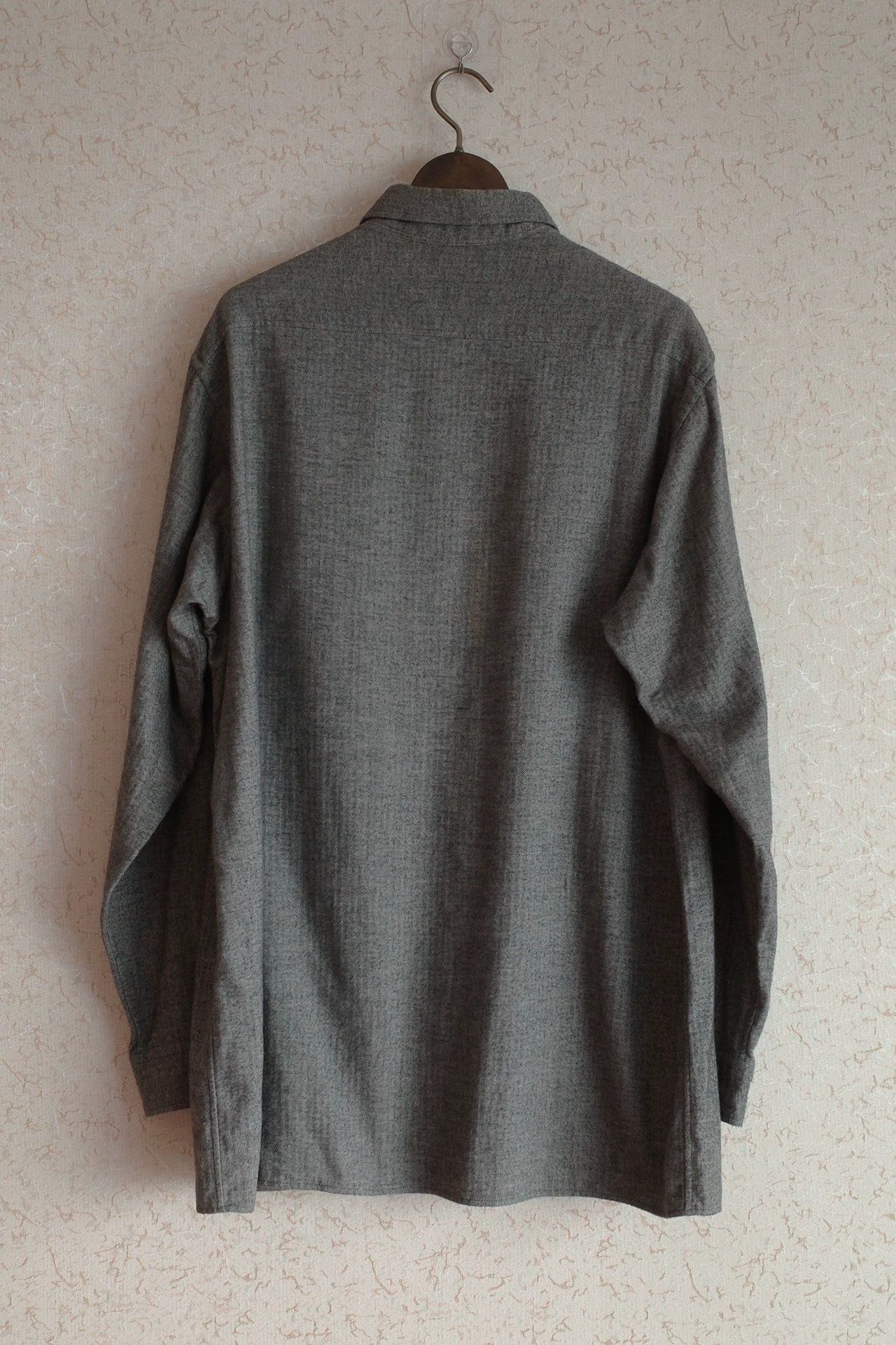 Y's Y's 90s Cotton Herringbone Shirt Jacket Men Size US M / EU 48-50 / 2 - 3 Thumbnail