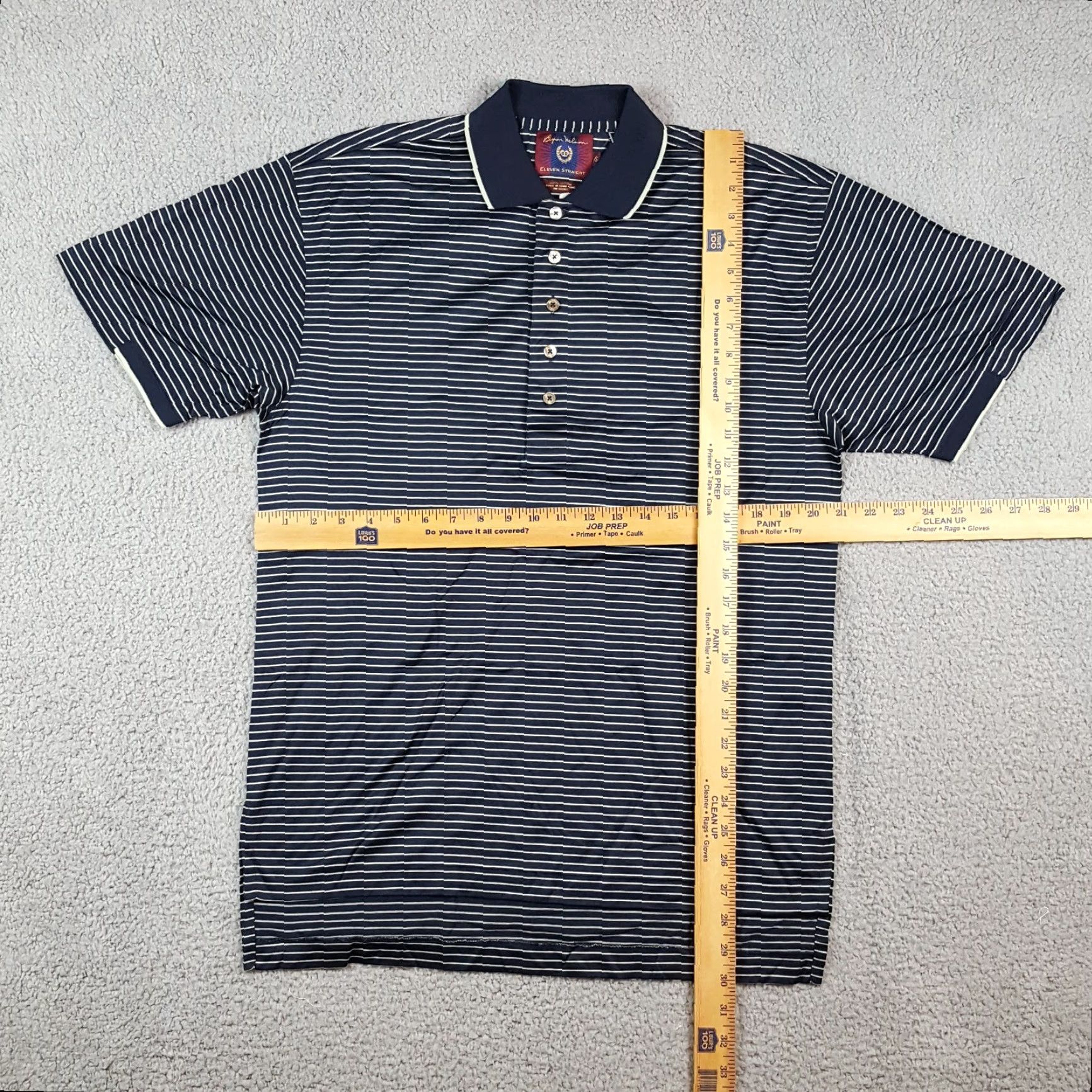 Vintage Vintage Bryon Wilson Polo Shirt Men Small Casual 90s Striped Cotton Relaxed Fit Size US S / EU 44-46 / 1 - 7 Thumbnail