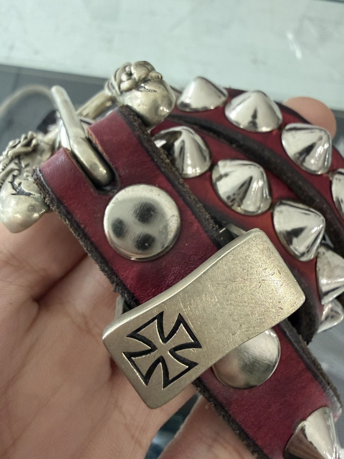 Enfants Riches Deprimes ERD STUDDED WESTERN BELT Size 28 - 6 Thumbnail
