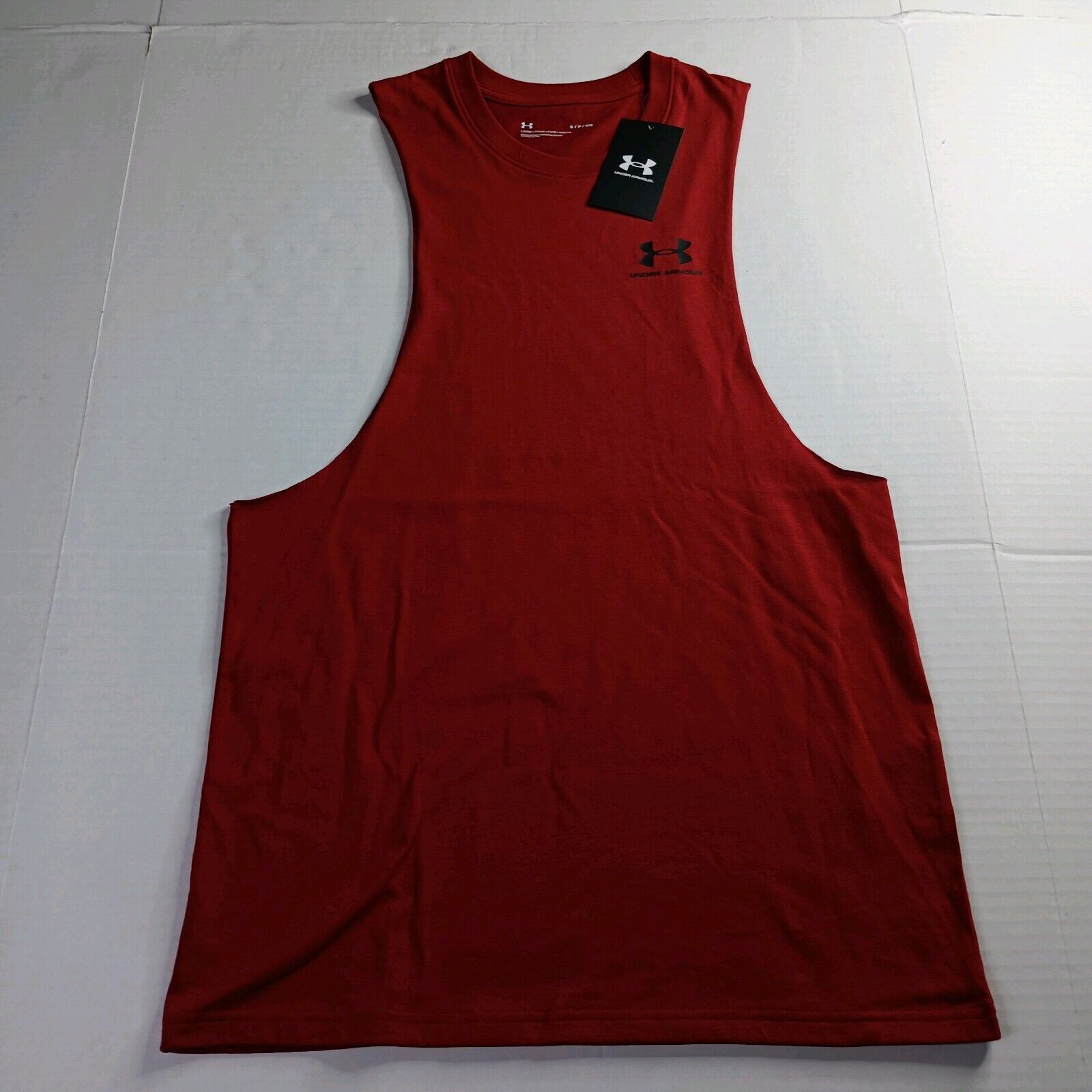 Under Armour Under Armour Tank Top Men's S Small Rust Brown Cut Off Loose Size US S / EU 44-46 / 1 - 1 Thumbnail