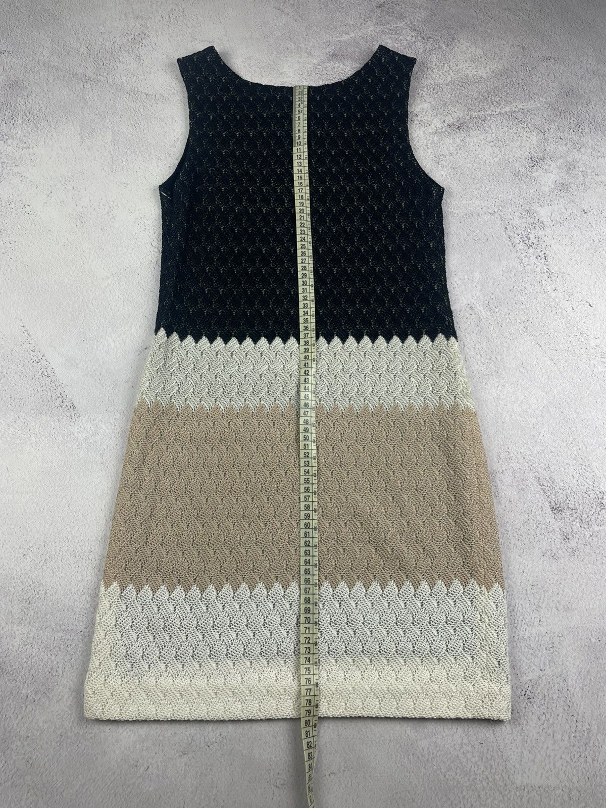 Missoni Missoni Women's Sleeveless Knit Mini Dress Chevron Pattern Size XS / US 0-2 / IT 36-38 - 19 Thumbnail