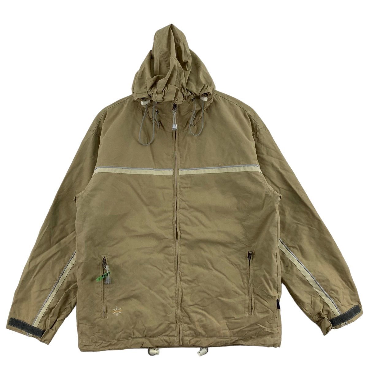 Japanese Brand MISTRAL OUTERWEAR Japanese Brand Hooded Winter Beige Bomber Size M / US 6-8 / IT 42-44 - 1 Thumbnail
