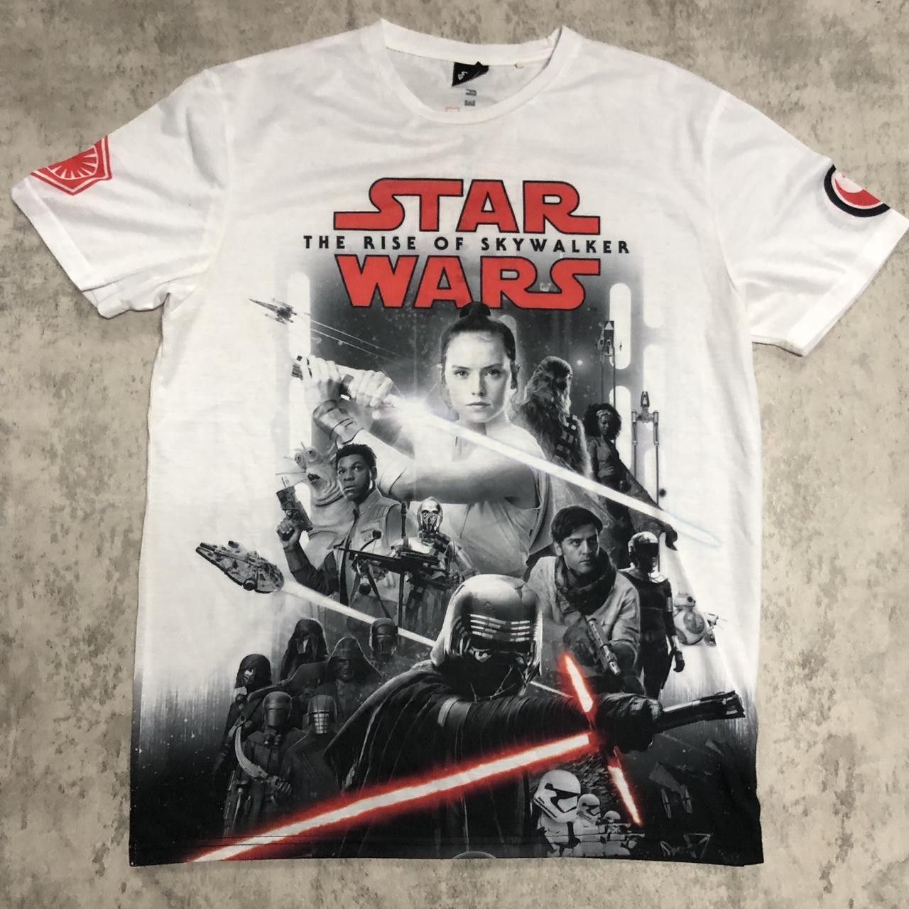Star Wars White Star Wars Rise of Skywalker T-shirt #StarWars Size US L / EU 52-54 / 3 - 1 Thumbnail