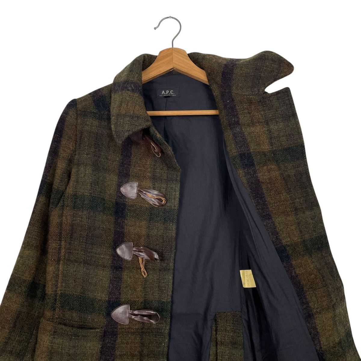 A.P.C. Vintage APC Tartan Duffle Coat Size XS / US 0-2 / IT 36-38 - 11 Thumbnail