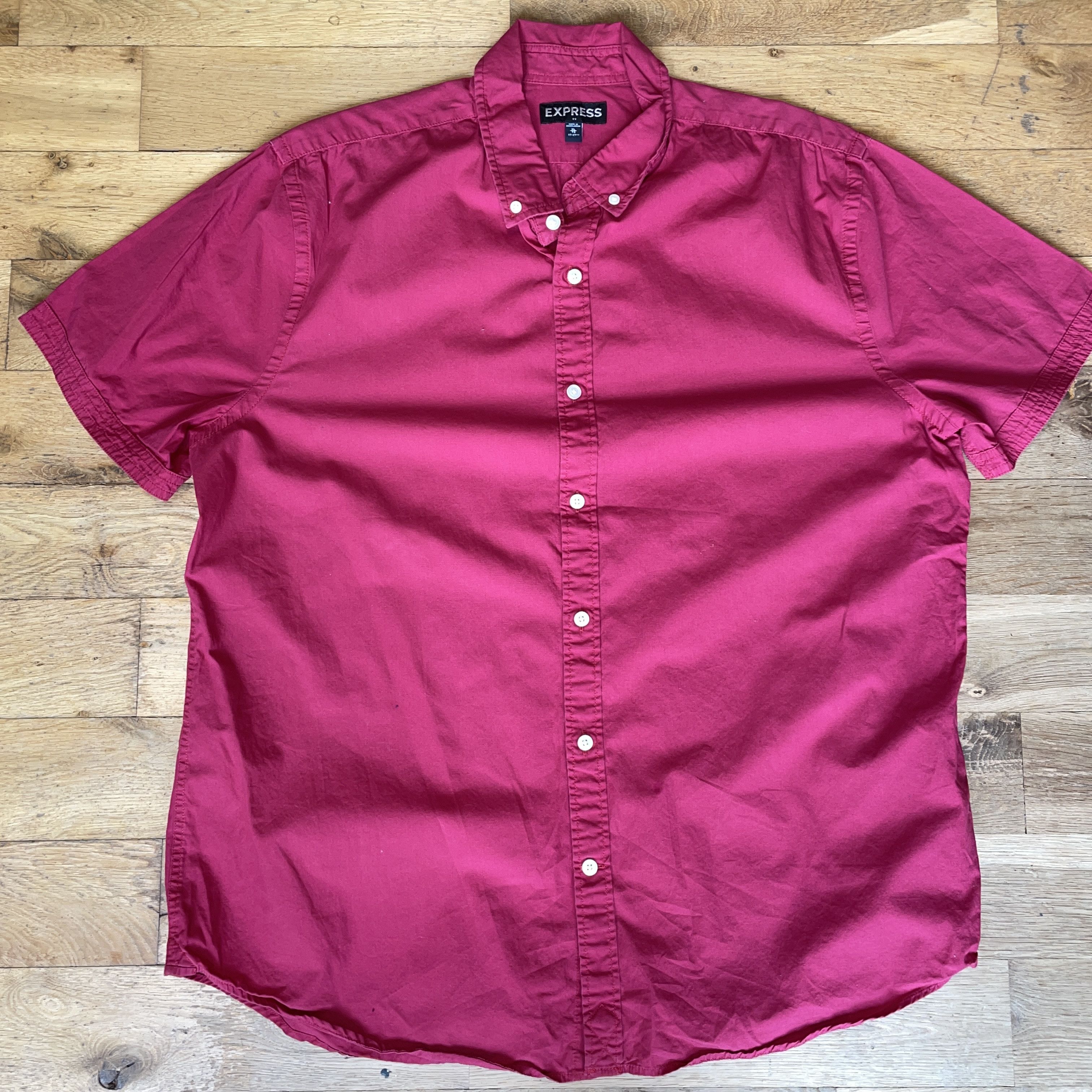 Express Express Men's Fashionable Elegant Cotton Shirt Size Xl Size US XL / EU 56 / 4 - 1 Thumbnail