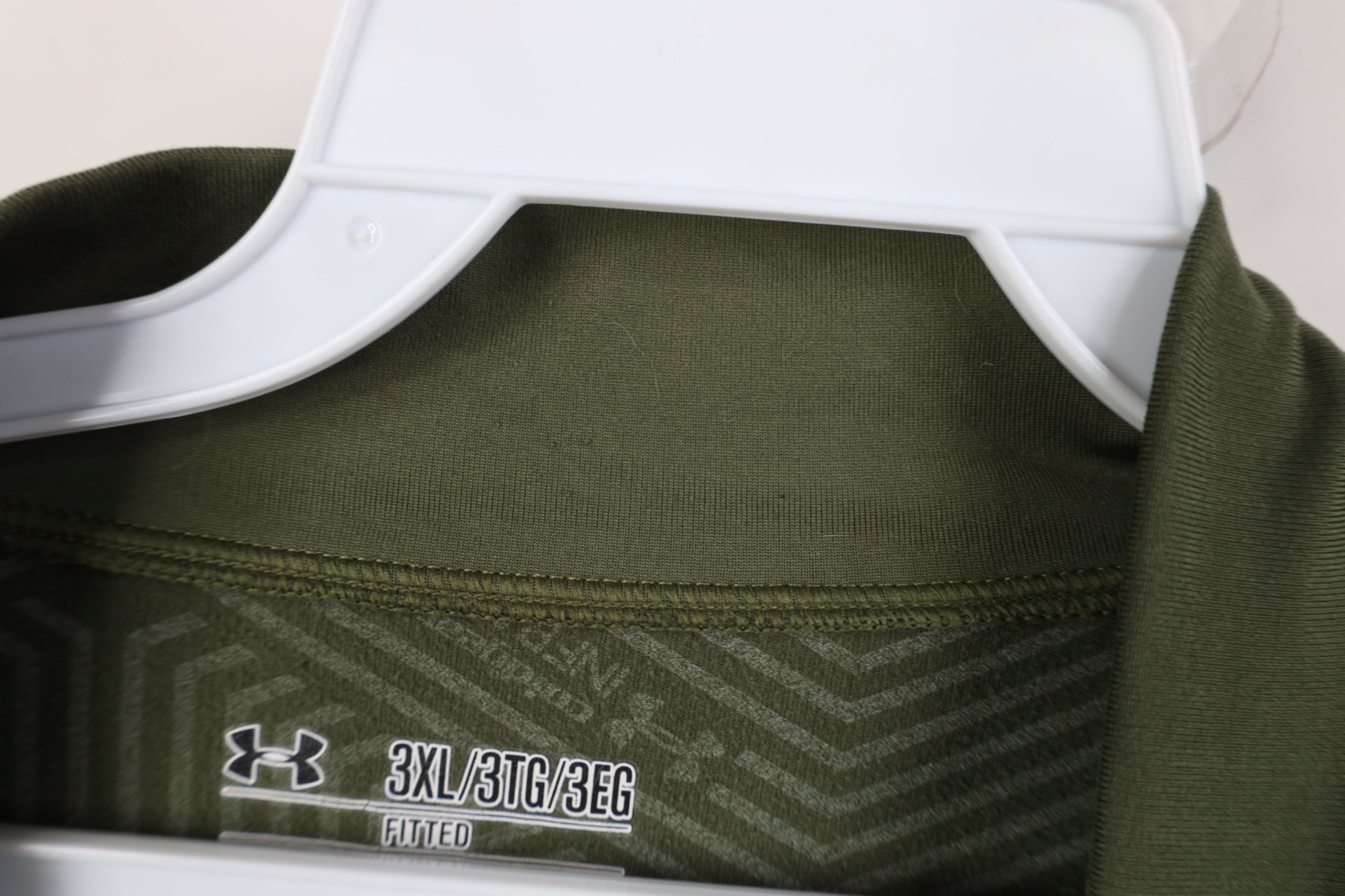 Under Armour Under Armour ColdGear Compression Mock Neck T-Shirt Green Size US XXL / EU 58 / 5 - 5 Thumbnail
