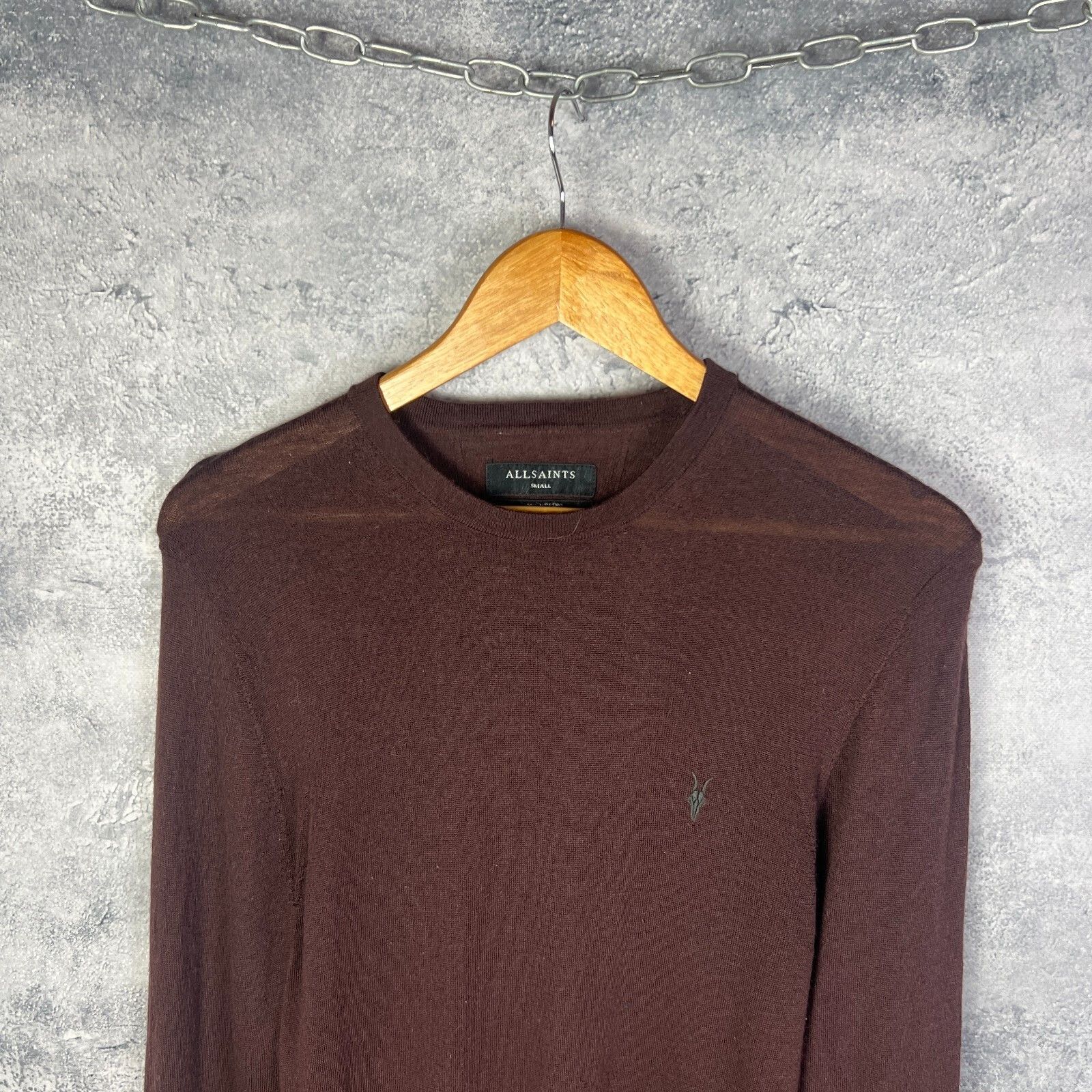 Allsaints Allsaints Sweater Men's Size S Red Long Sleeve ` Size US S / EU 44-46 / 1 - 2 Thumbnail