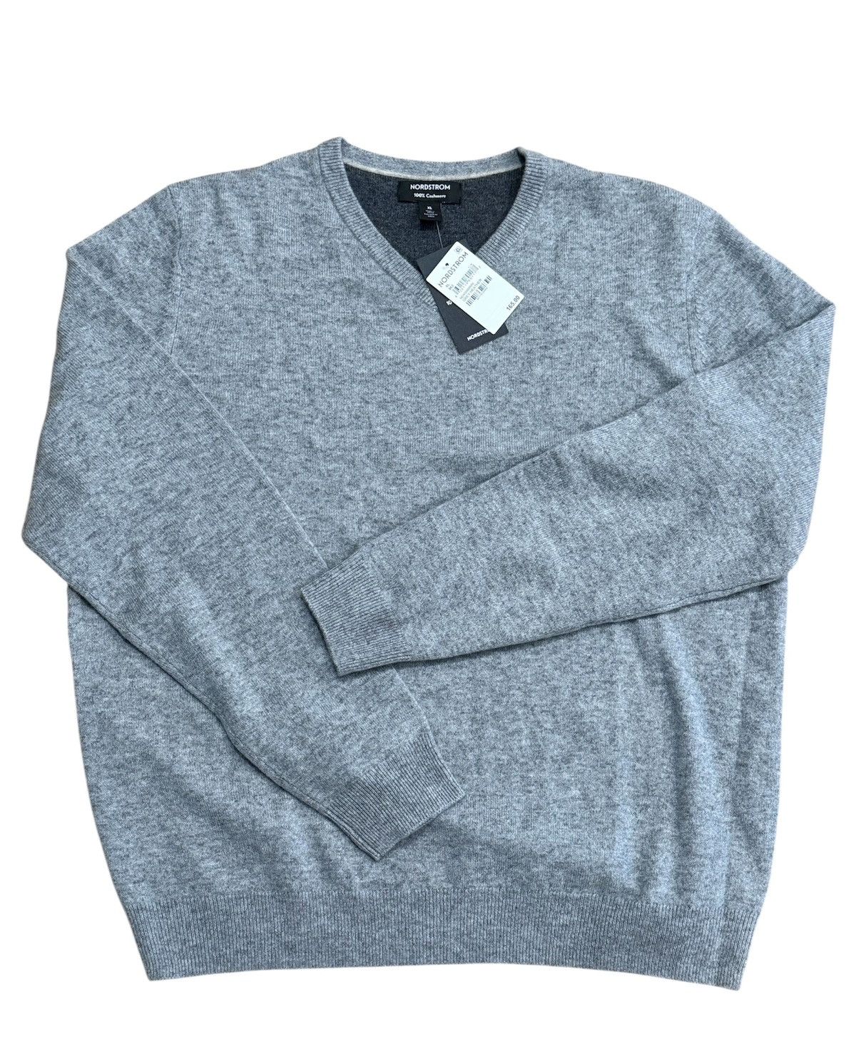 Nordstrom NORDSTROM 100% Cashmere Crewneck Grey Sweater NWT XL Size US XL / EU 56 / 4 - 7 Thumbnail