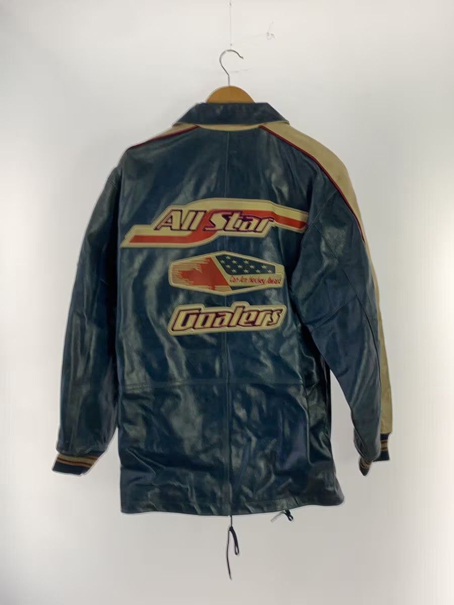 Avirex Avirex 90s Goalers Jkt Cowhide Lthr Jkt Blouson Navy Size US S / EU 44-46 / 1 - 2 Thumbnail