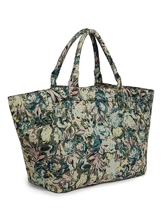 Ganni os11x0326 Size:OS / XXL Tapestry Shopper Tote Bag Multicolor Size ONE SIZE - 3 Thumbnail