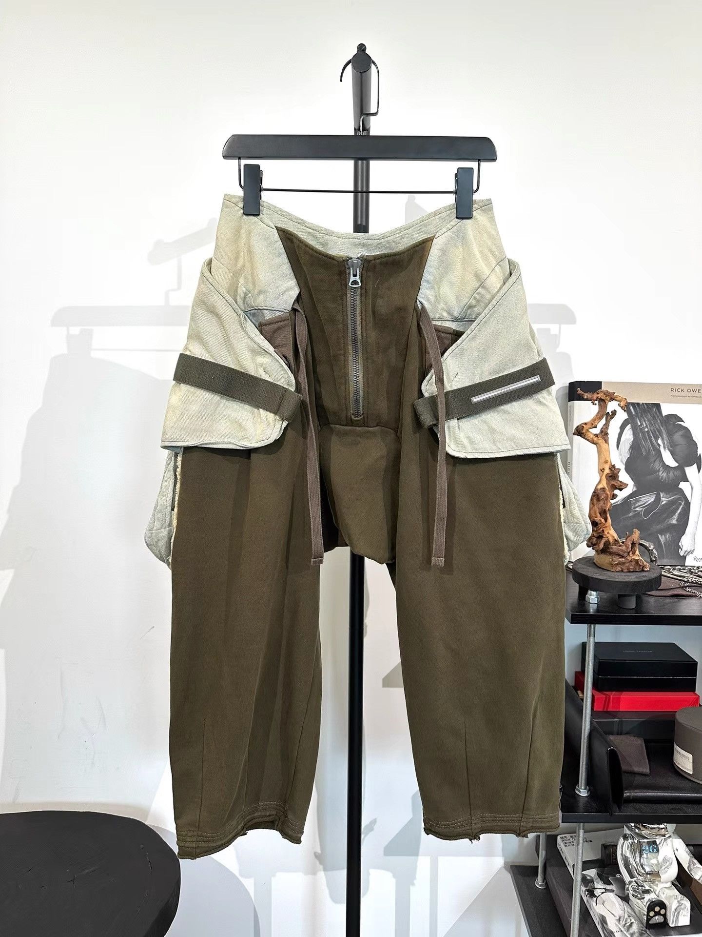 Hamcus Hamcus Wasteland Paratrooper Cargo Nine-point Pants K35 Size US 29 - 1 Thumbnail