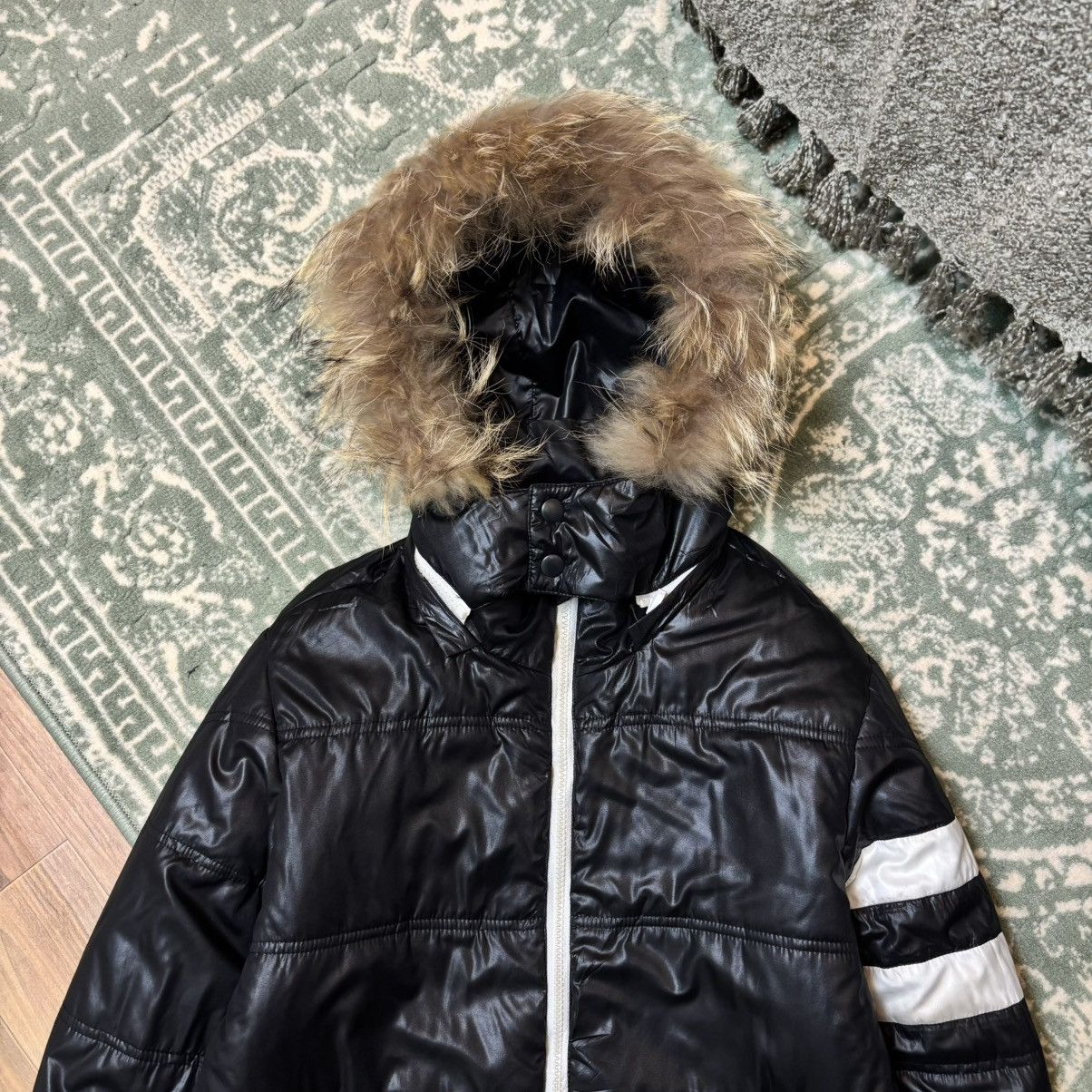 LGB☆ファー付きレザーライダース ifsixwasnine LGB☆ファー付きレザーライダース ifsixwasnine