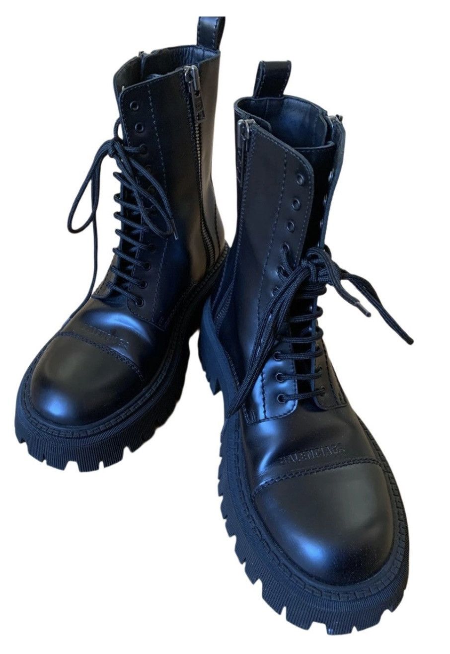 Balenciaga Balenciaga Leather Biker Boots Size US 7 / EU 40 - 6 Thumbnail