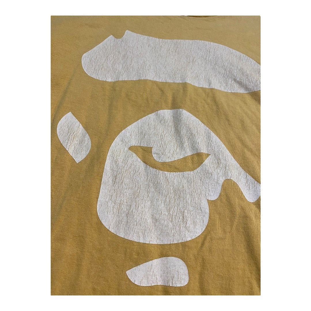 Bape BAPE face print TEE Orange Size US L / EU 52-54 / 3 - 2 Thumbnail