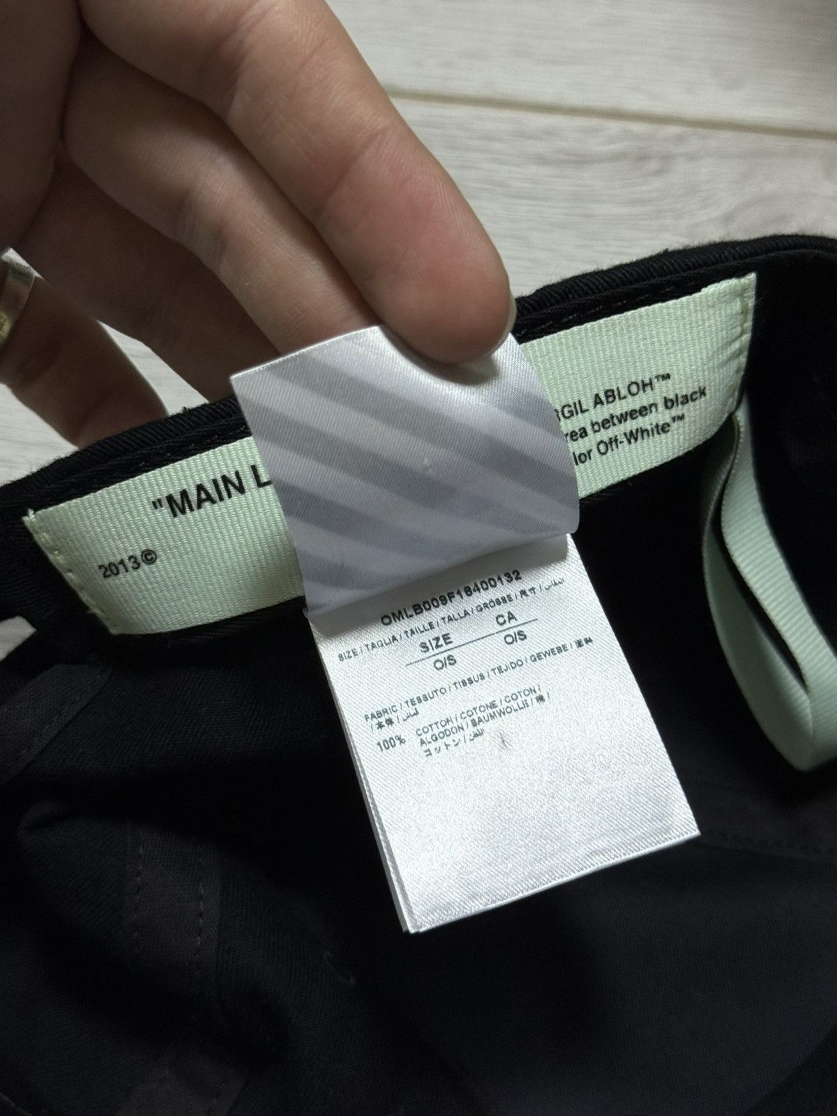 Off-White Off White OFFW cap hat Size ONE SIZE - 9 Thumbnail