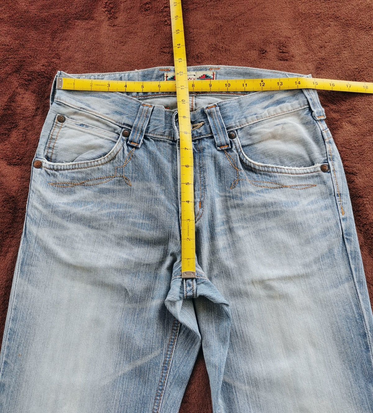 Edwin Edwin Bootcut Distressed Denim Jeans Size US 30 / EU 46 - 10 Thumbnail