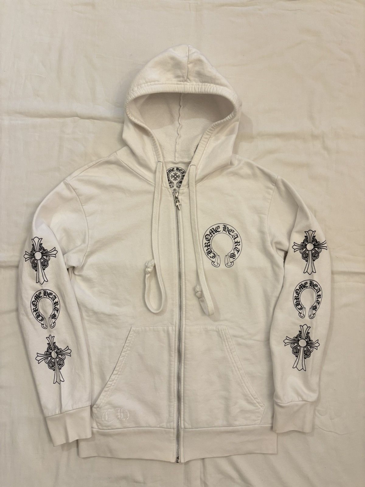 Chrome Hearts Chrome Hearts zip up hoodie Crosses [ SOAP N WATER 