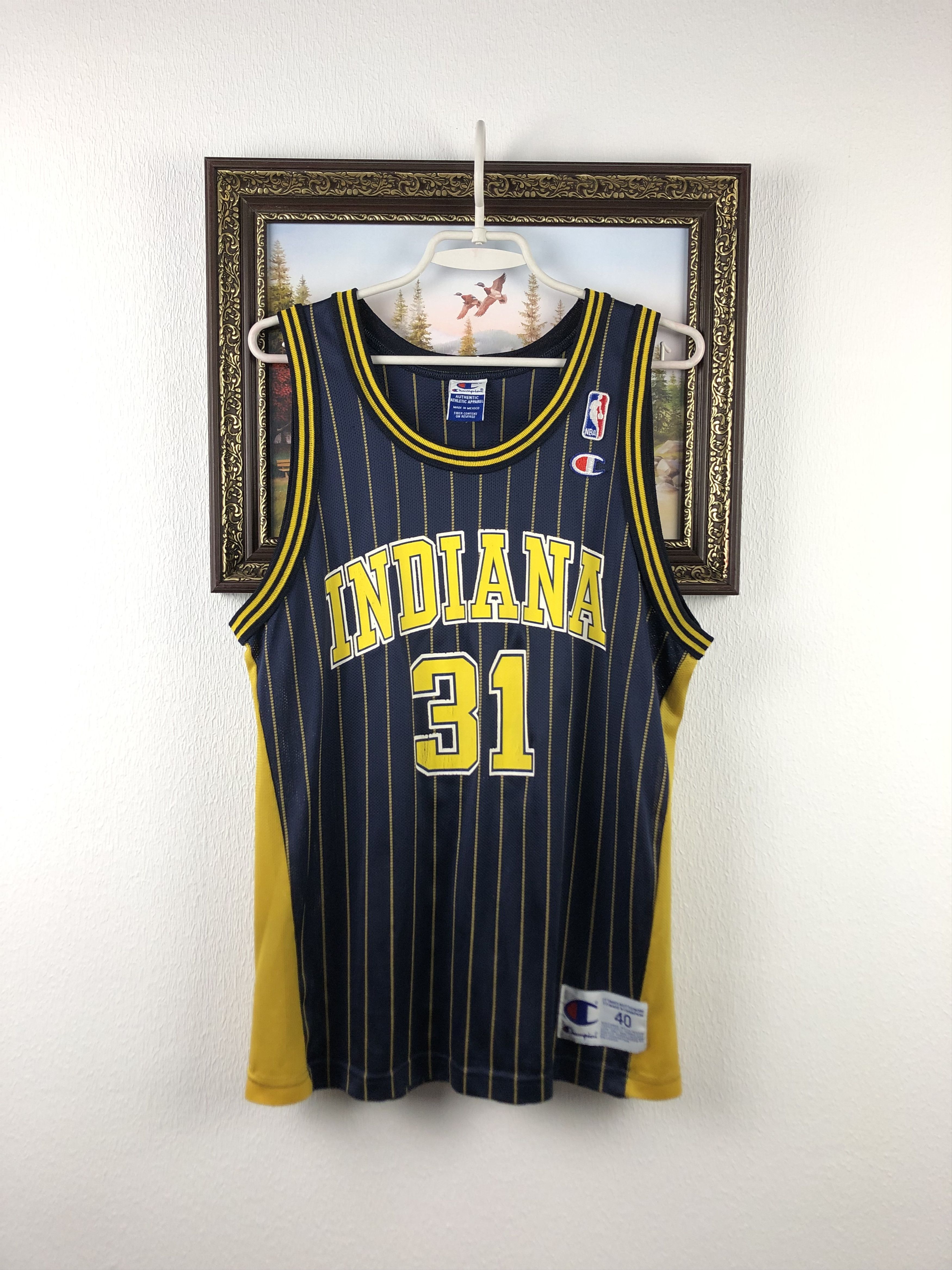 Vintage deceptive Reggie Miller Indiana
